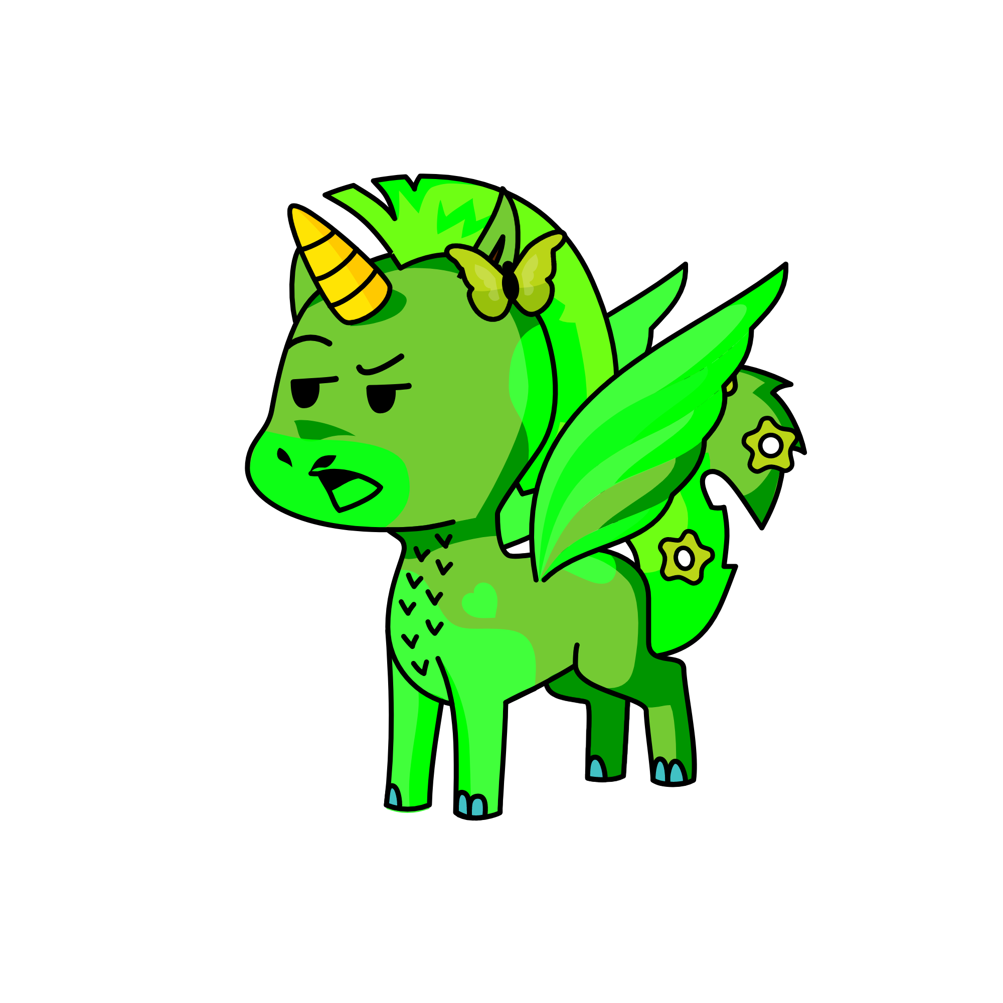 ew the unicorn who smells a fart, the unicorn