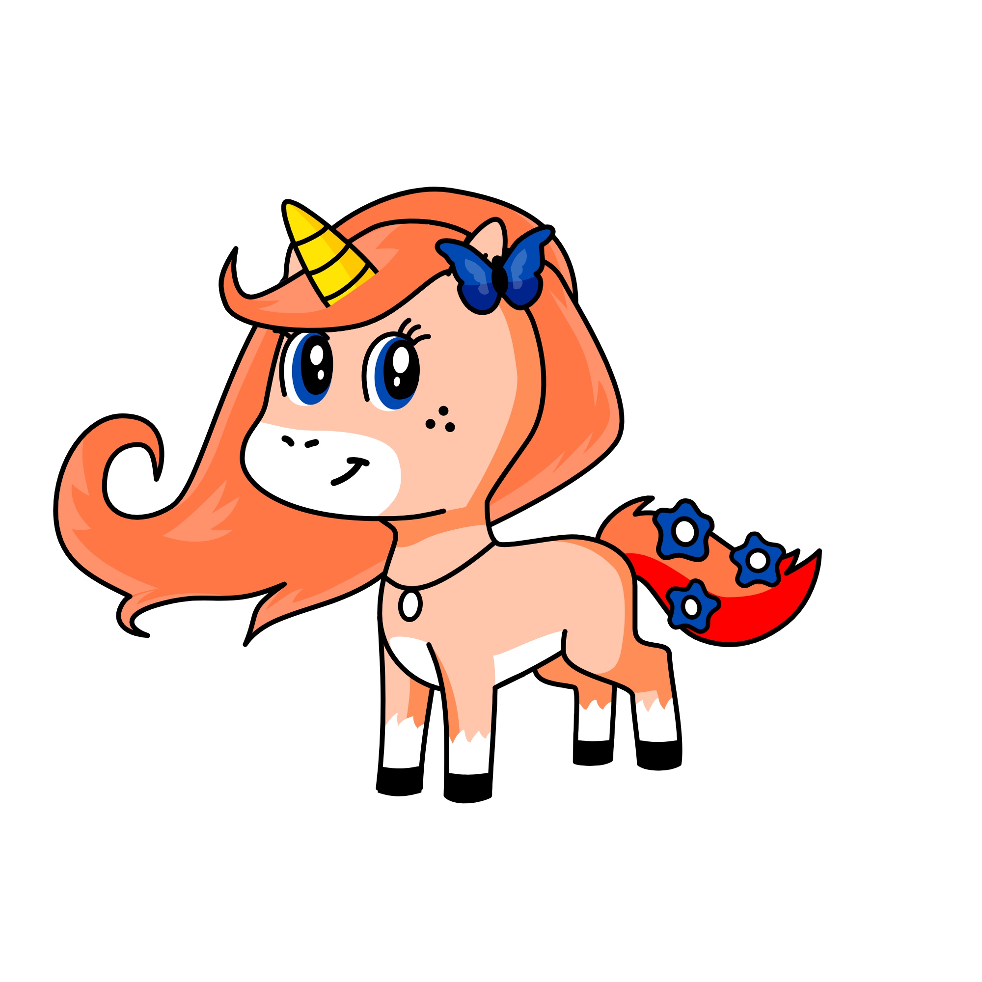 Blossem, the unicorn