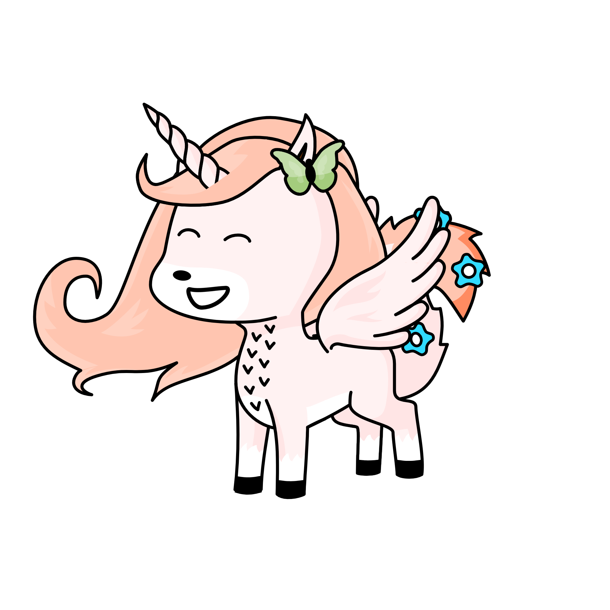 kk, the unicorn