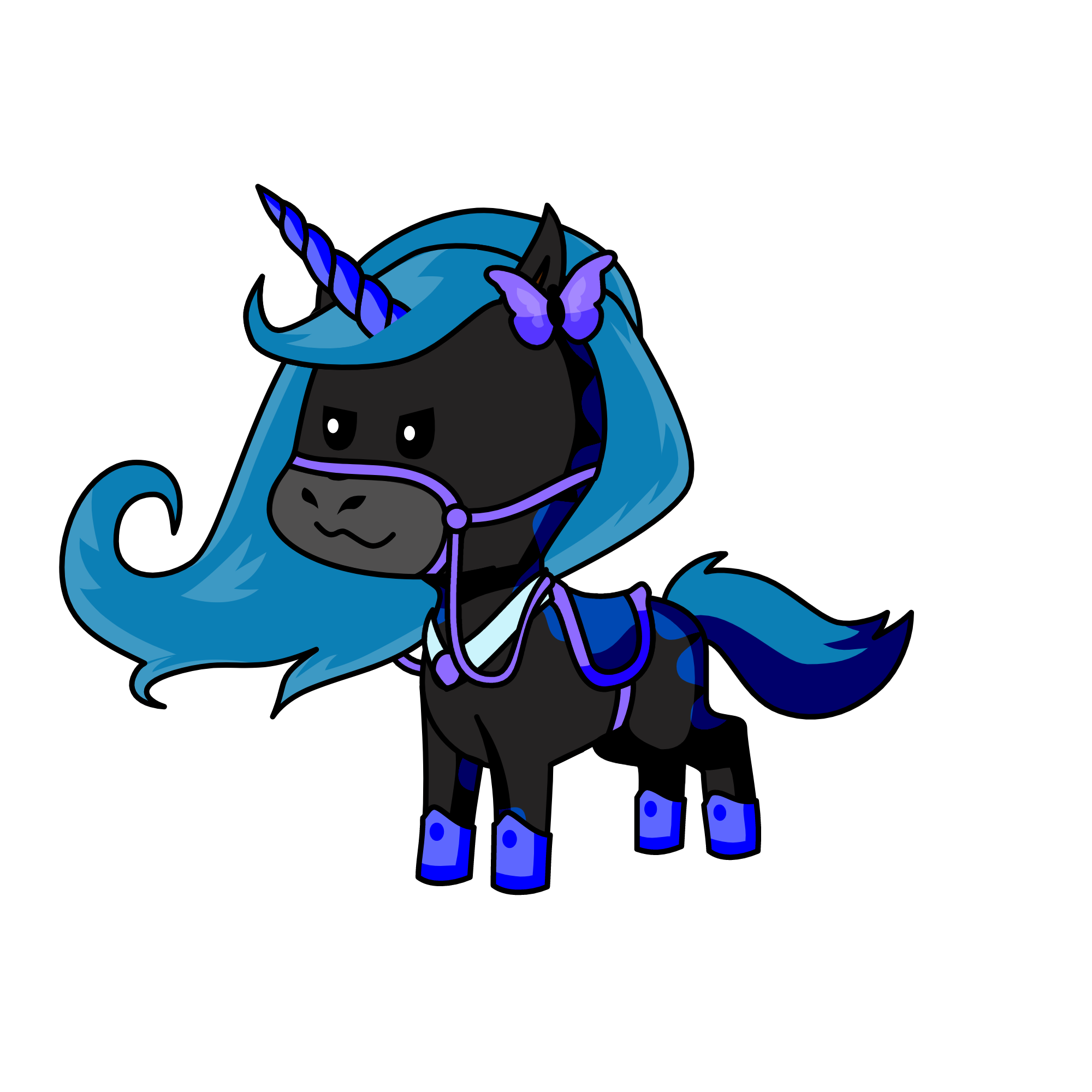 Midnight, the unicorn