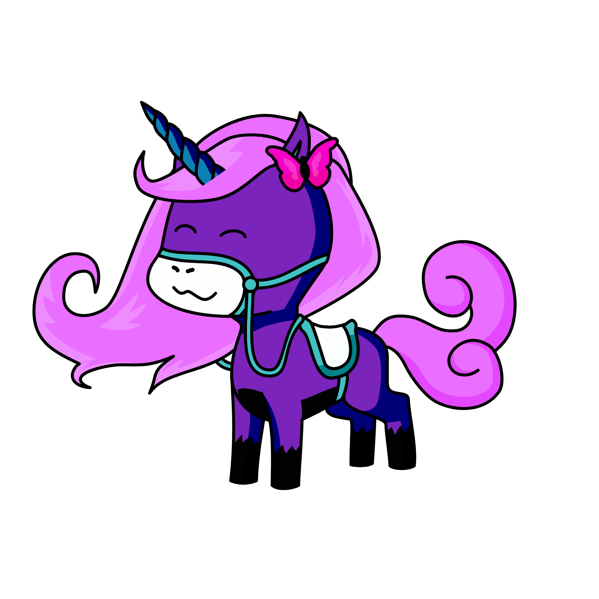 moonlight, the unicorn