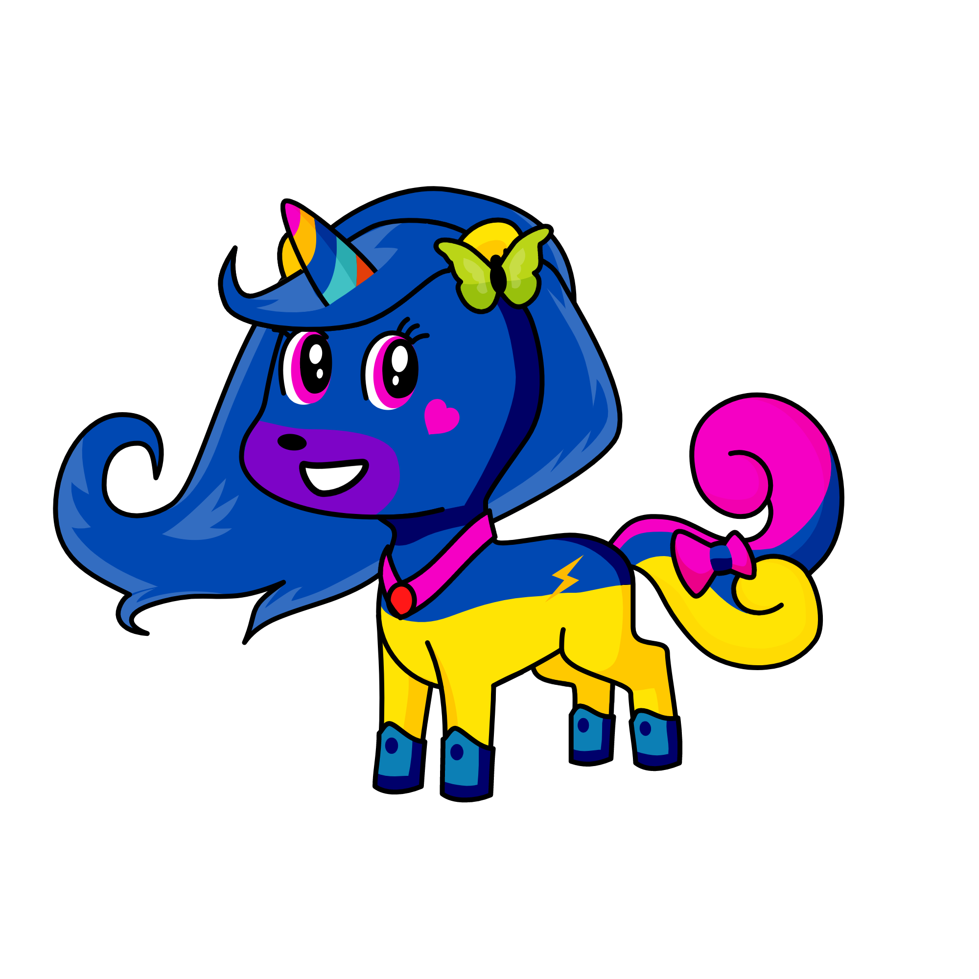 fluttershy, the unicorn