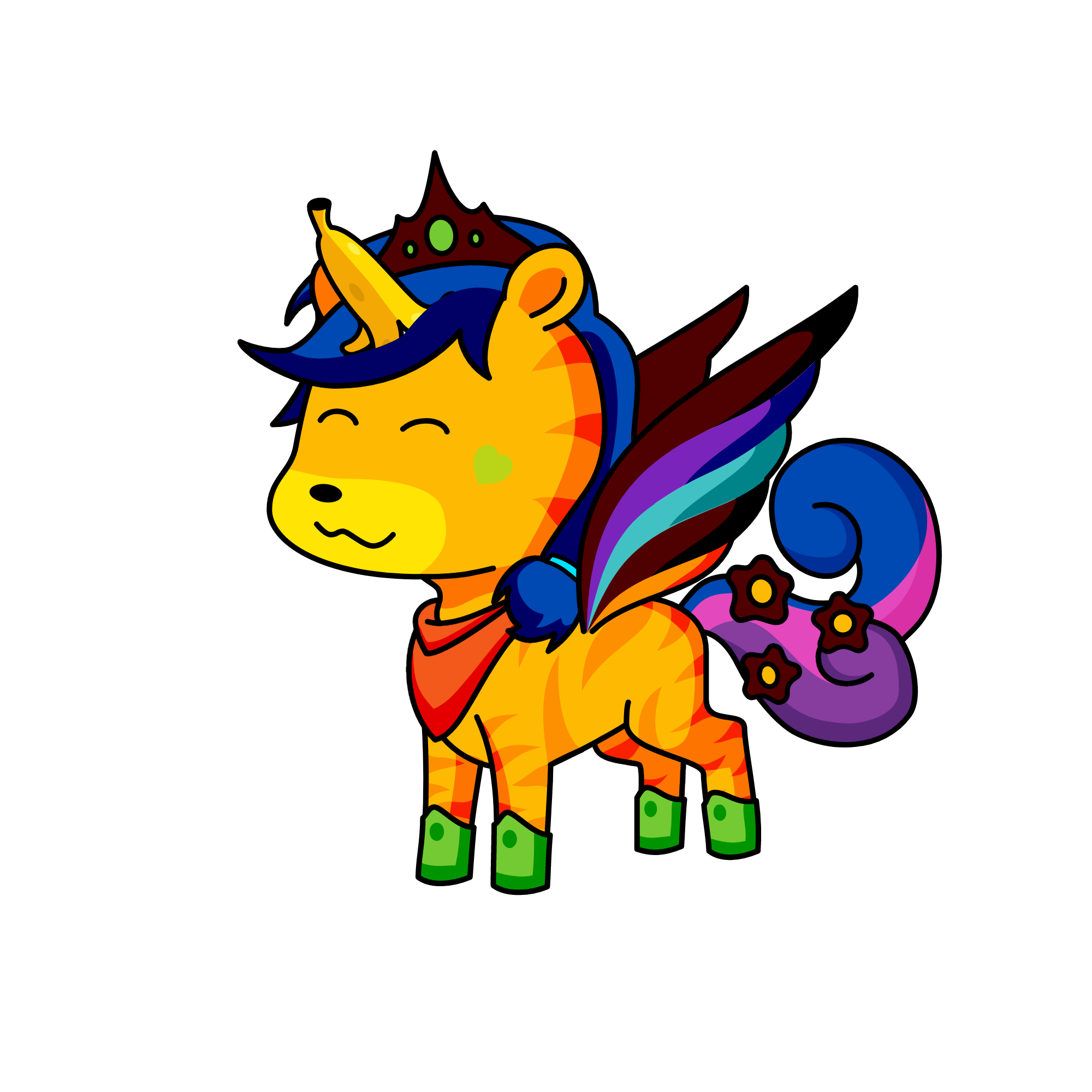 banana, the unicorn