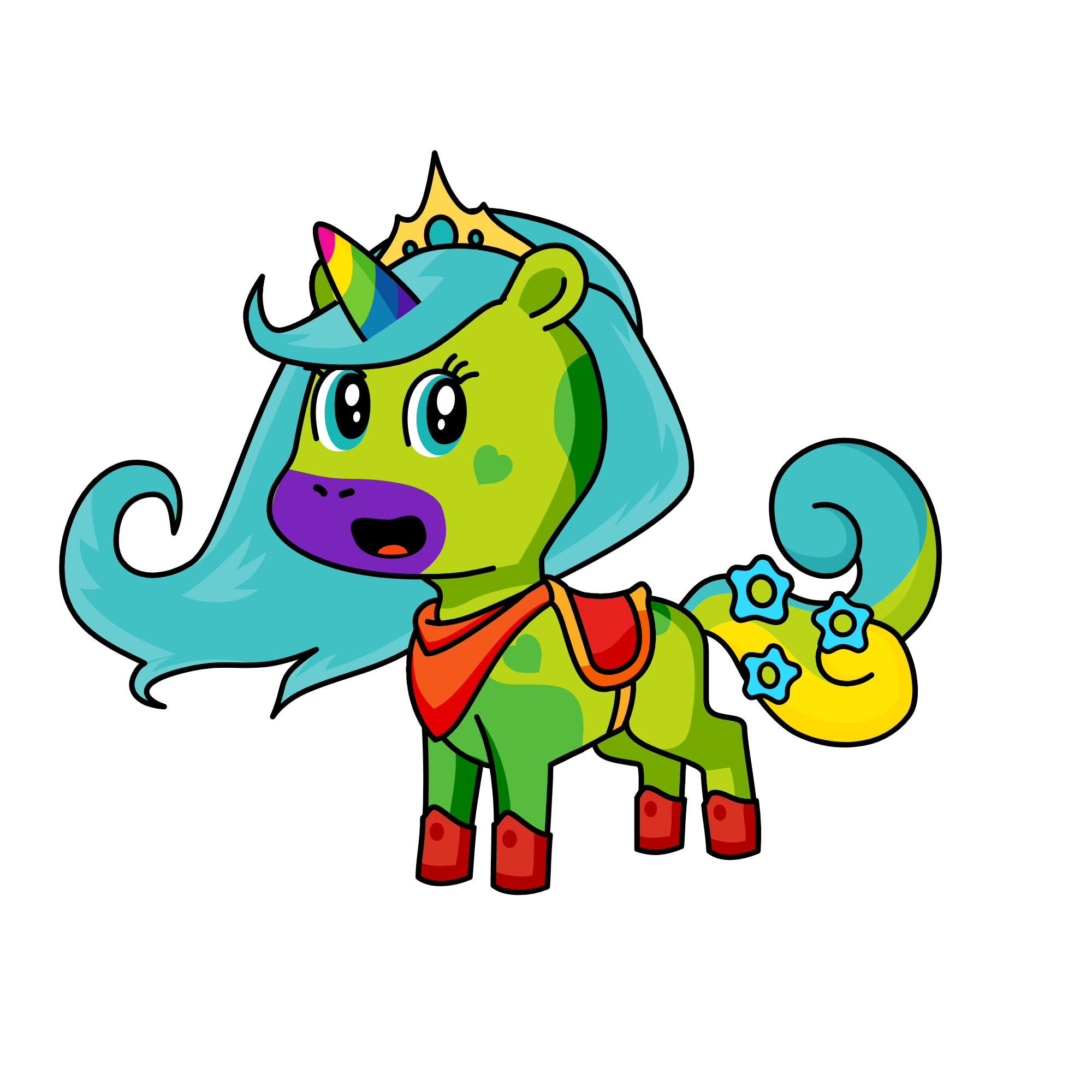 Melekcim, the unicorn