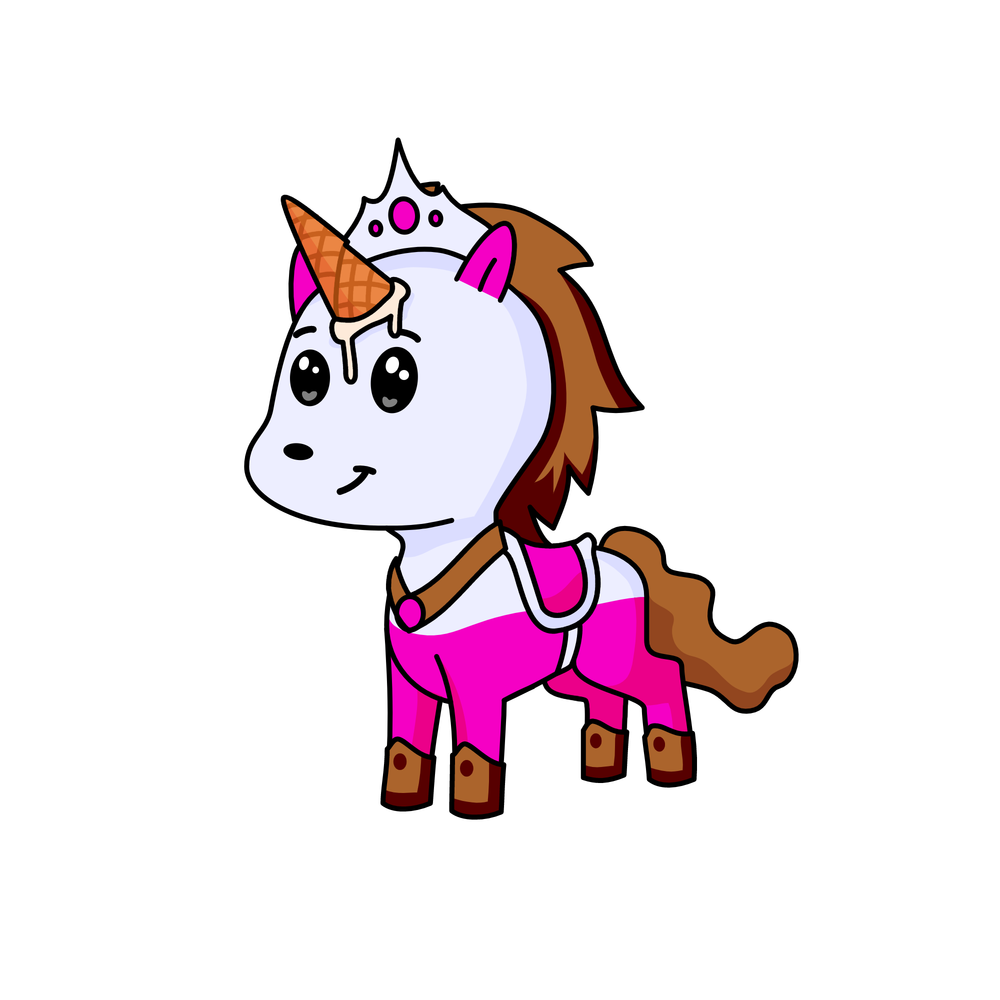 Princess Neapolitan, the unicorn