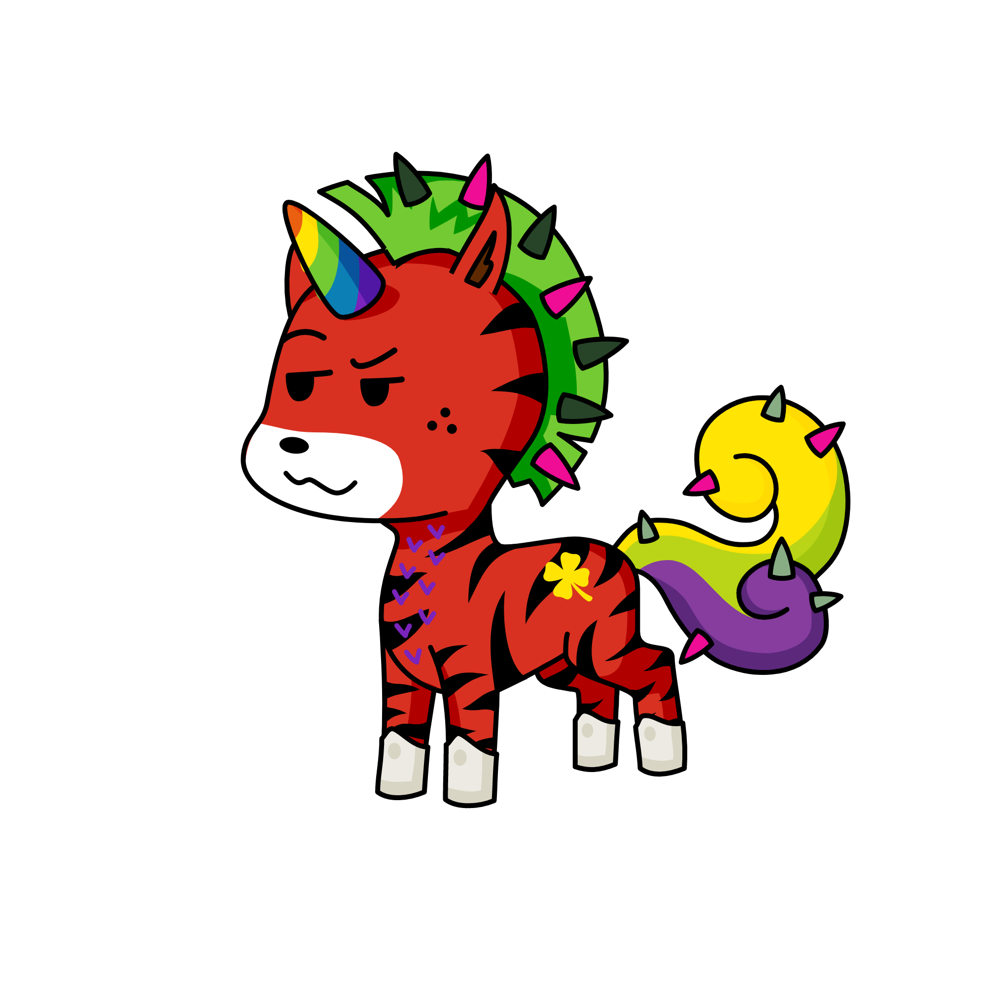 鬍渣, the unicorn