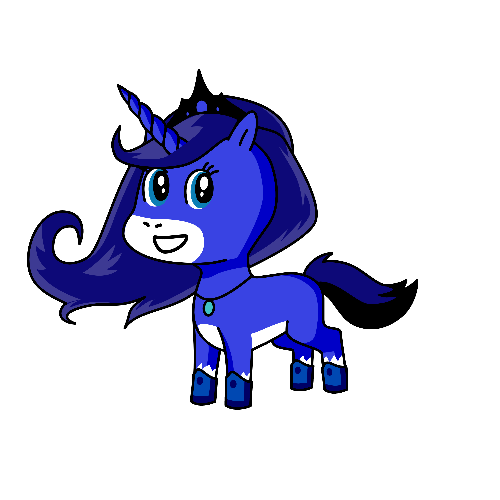 princess luna, the unicorn