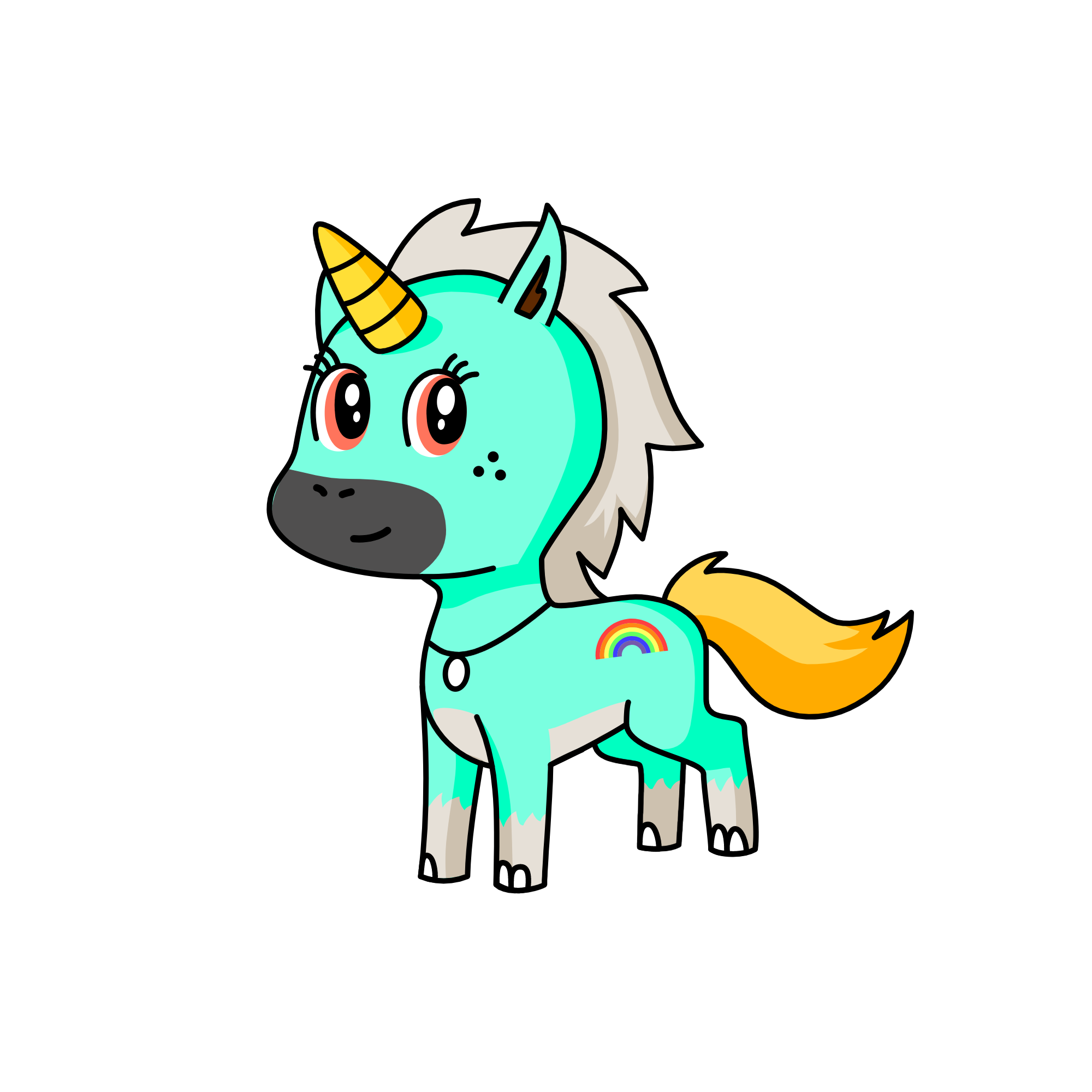 rara elinda, the unicorn
