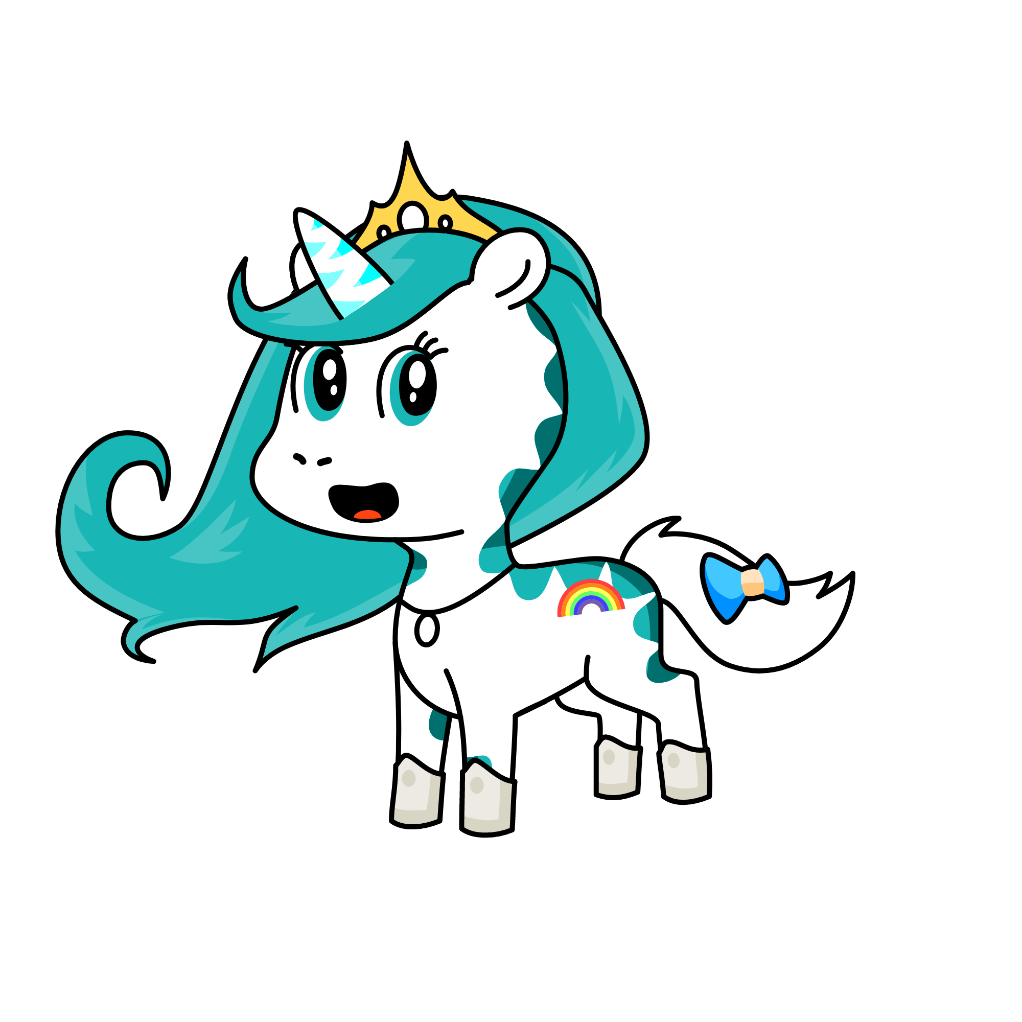 PRINCESS CLOUDY, the unicorn