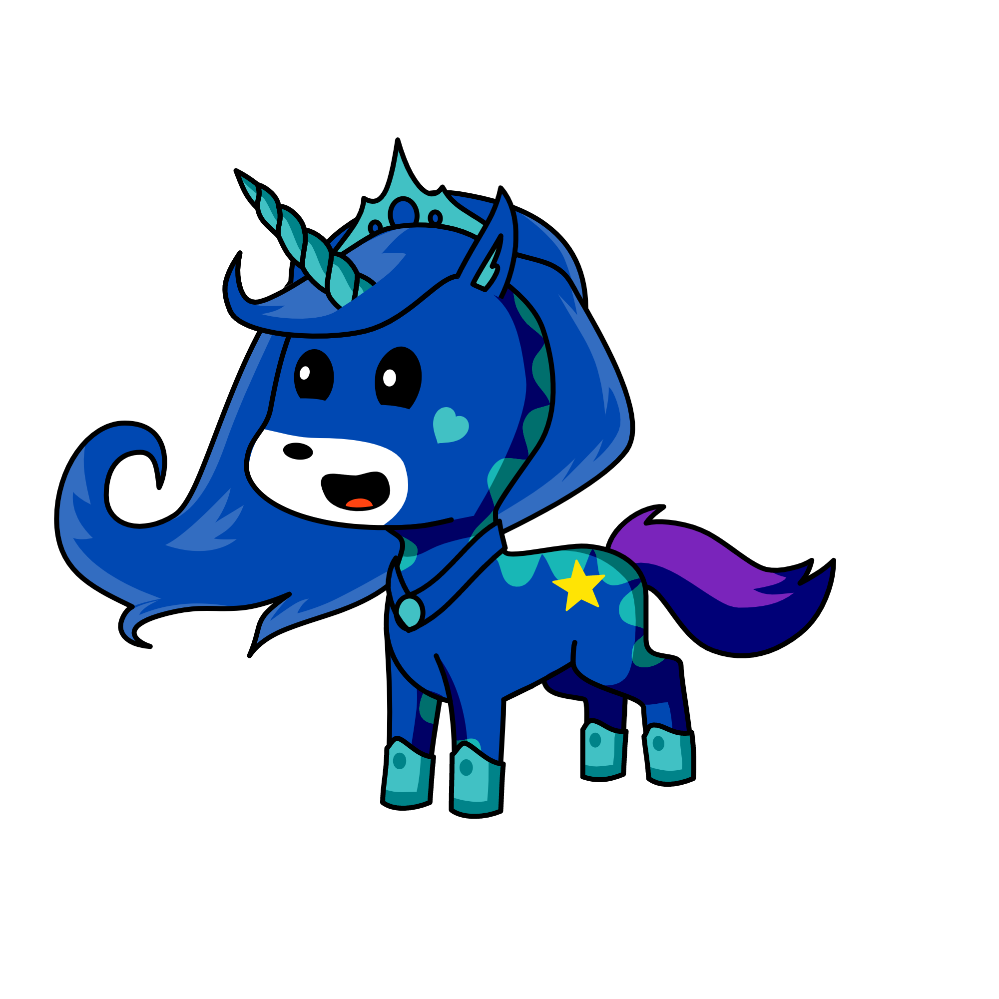 Princese Luna, the unicorn