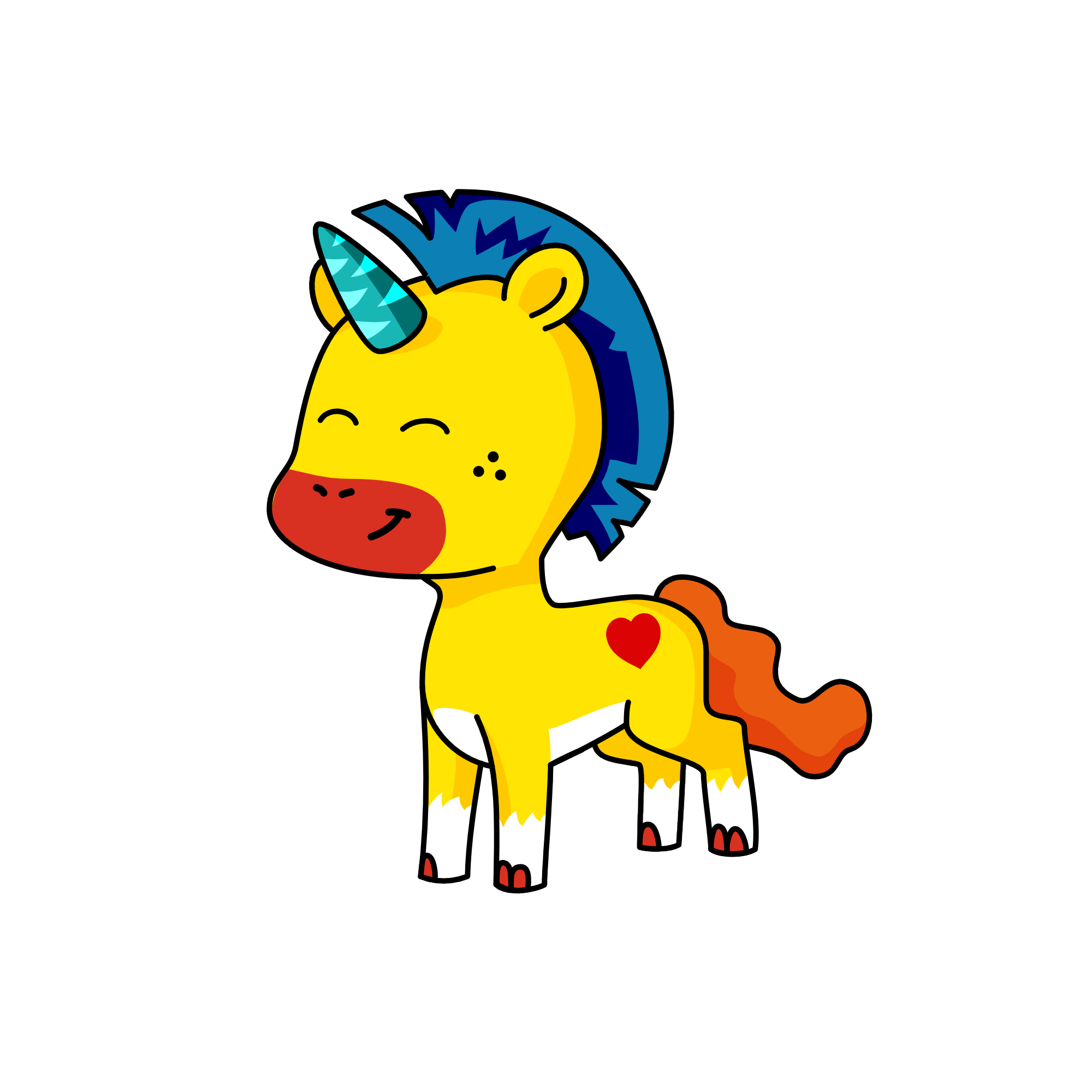 Ugly, the unicorn