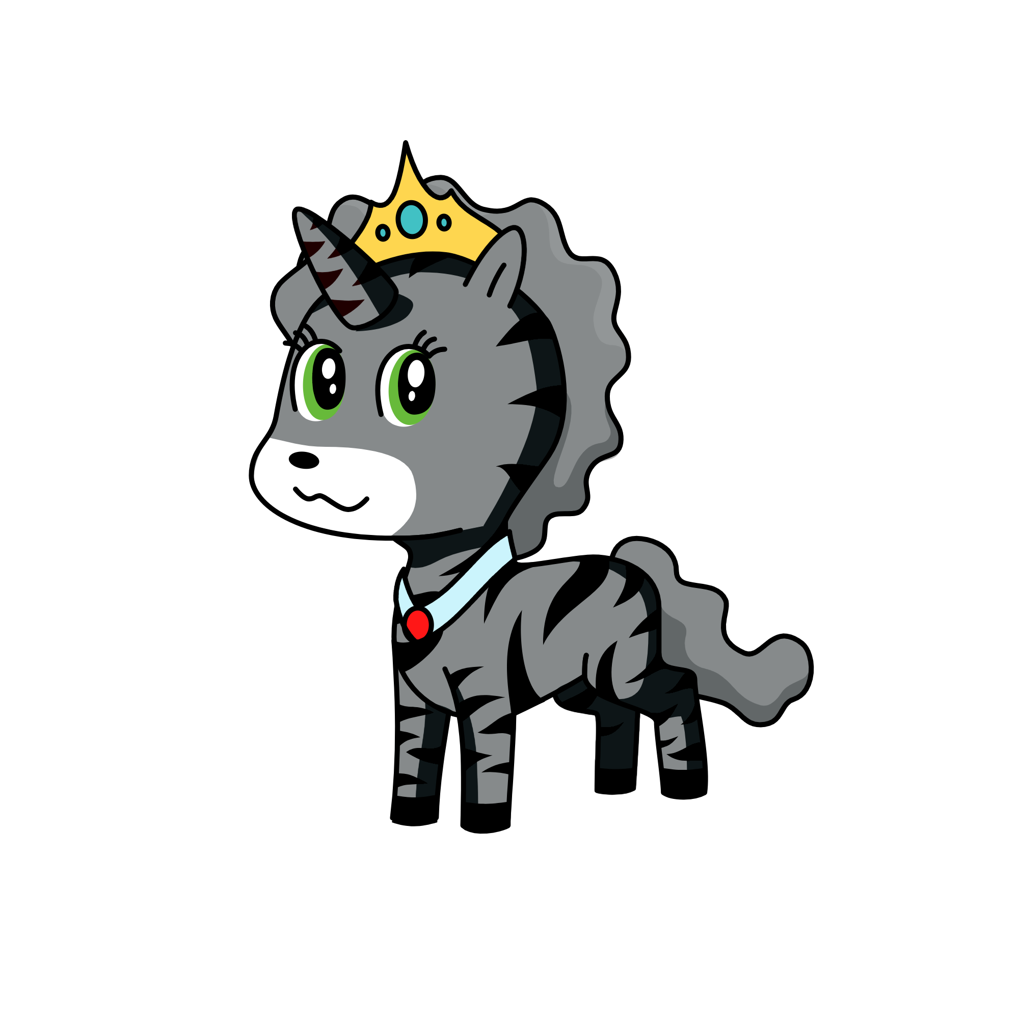 Meow, the unicorn