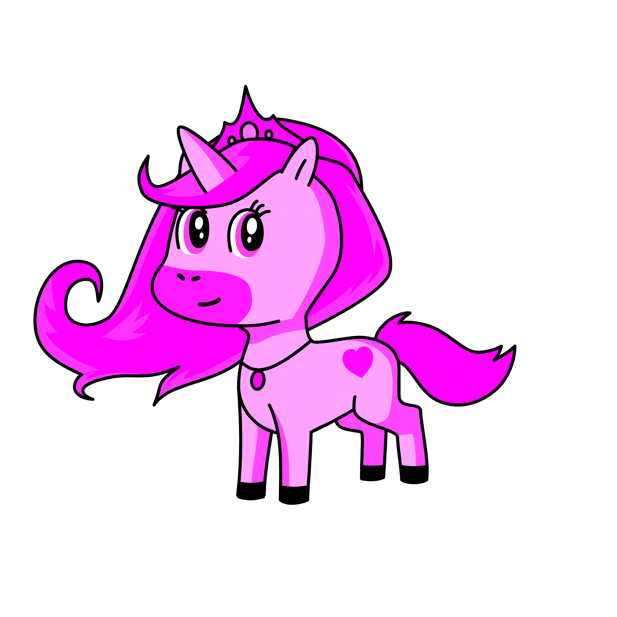 pink a madink, the unicorn