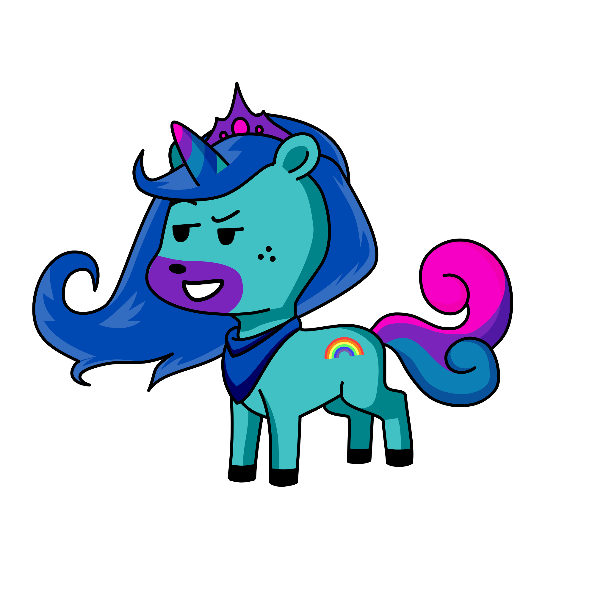 rainbowrock, the unicorn