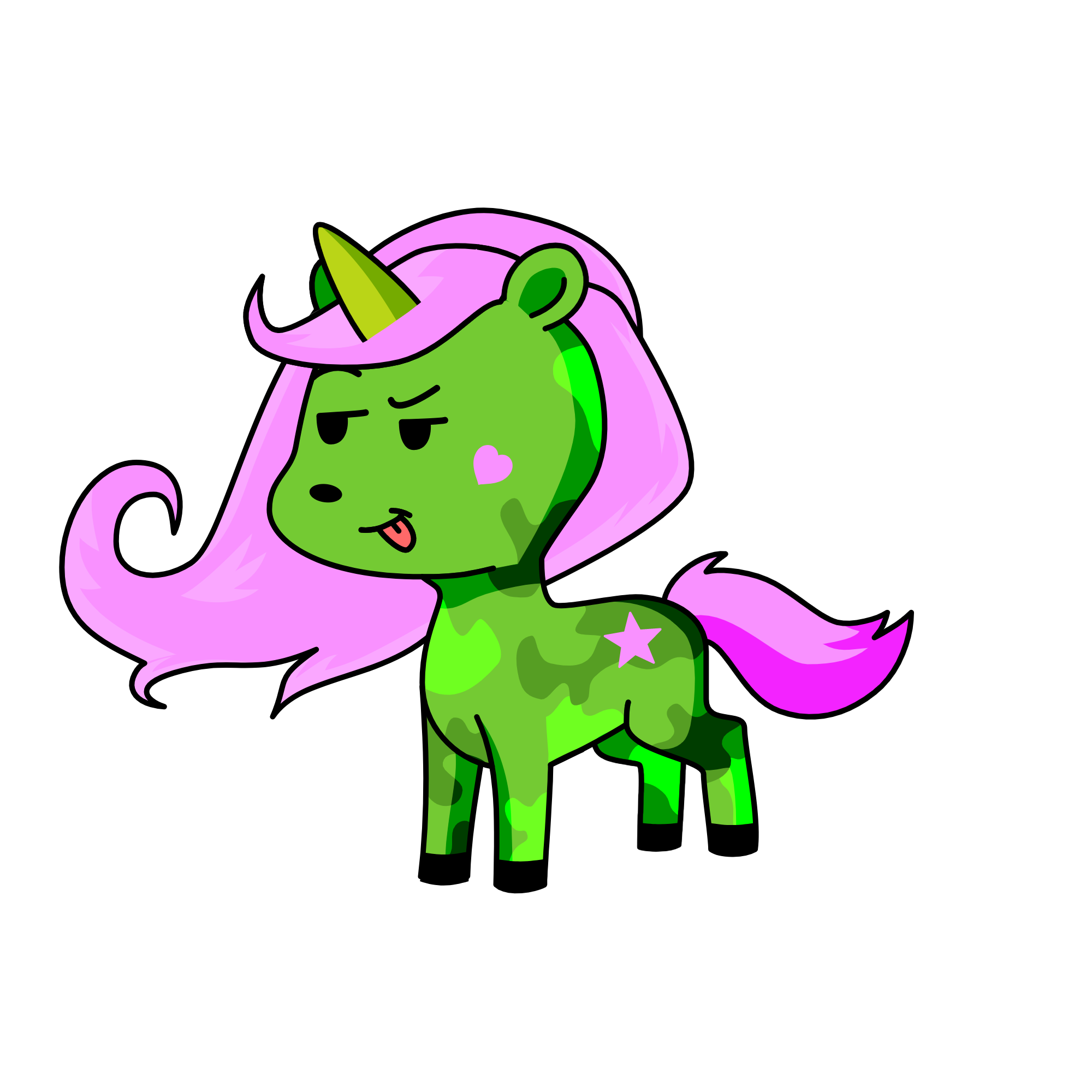 my jacket, the unicorn