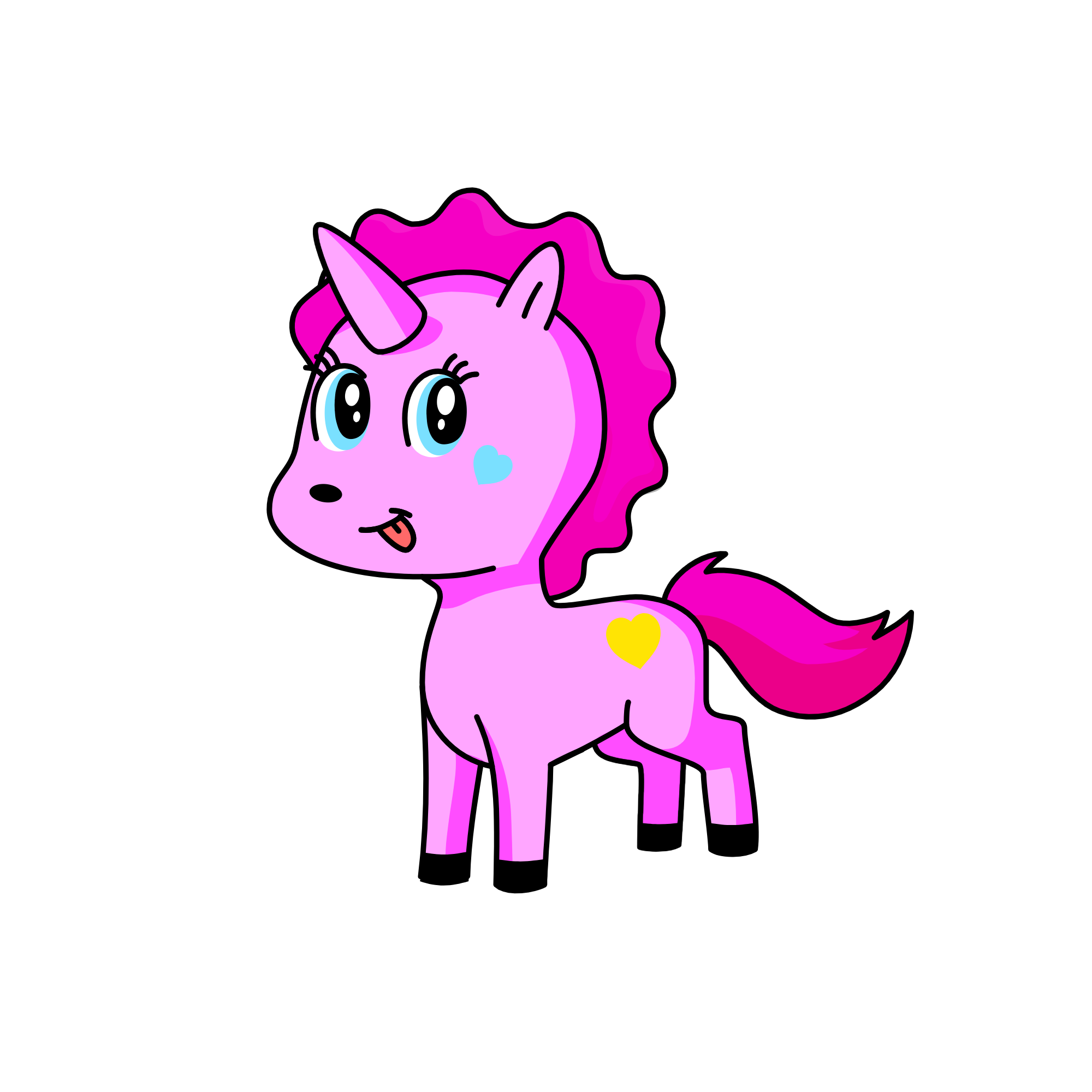 pinkie pie, the unicorn