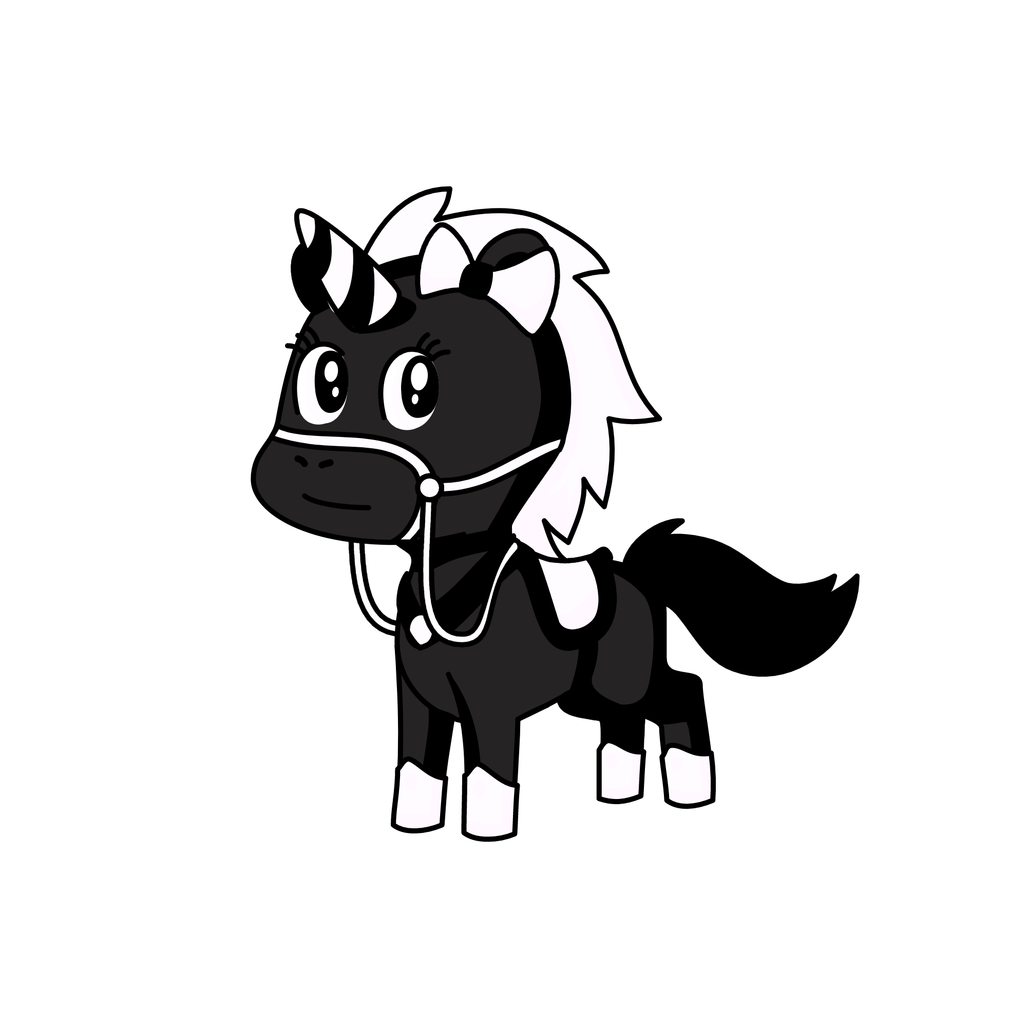 Blackiecorn, the unicorn