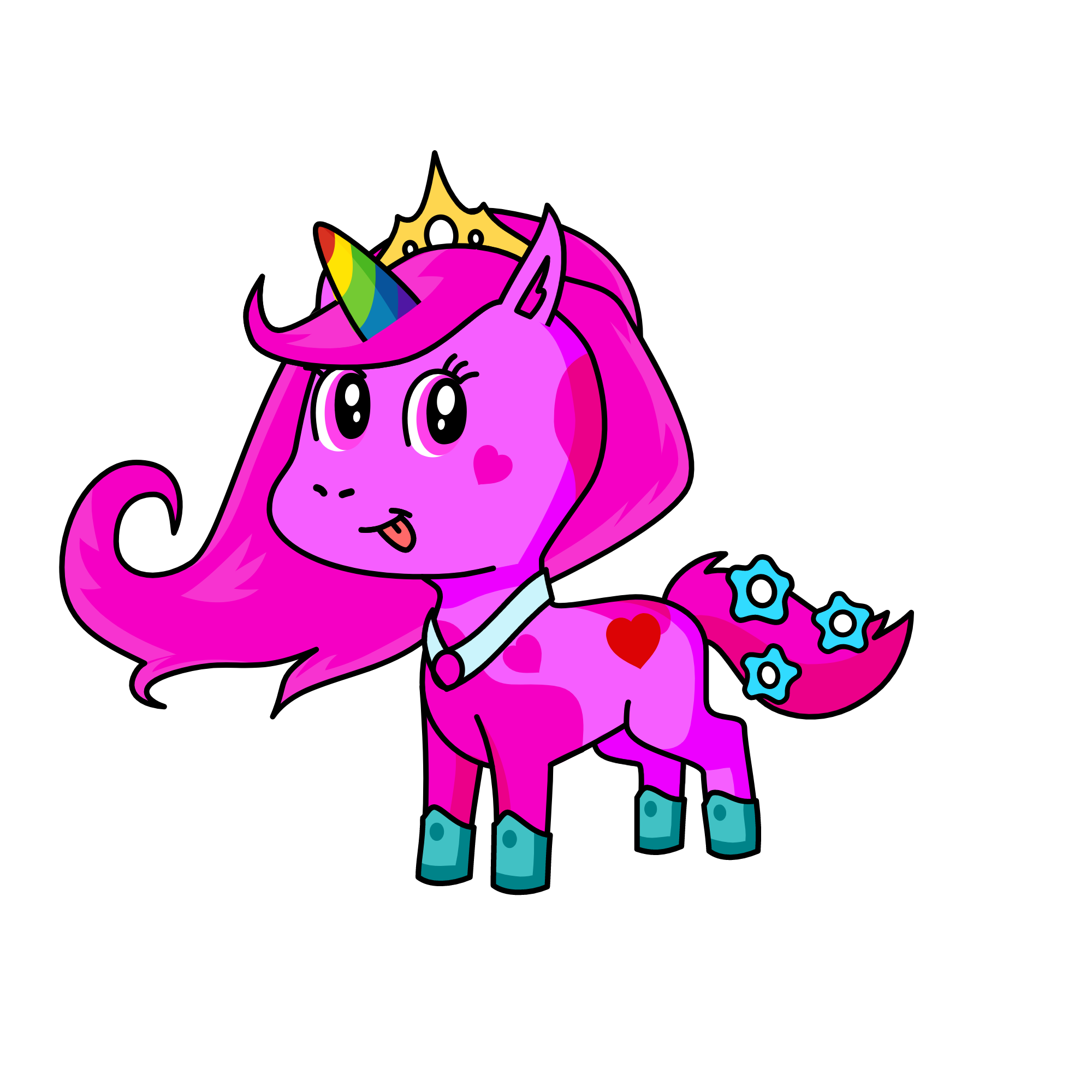 Princess Dana, the unicorn