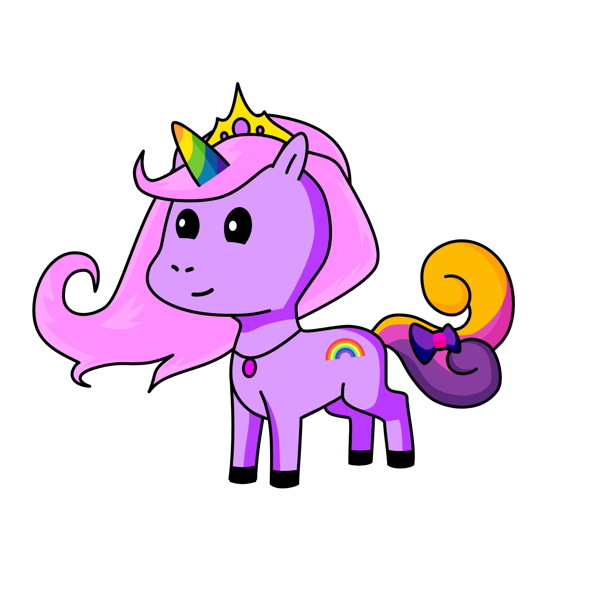Sparkles, the unicorn