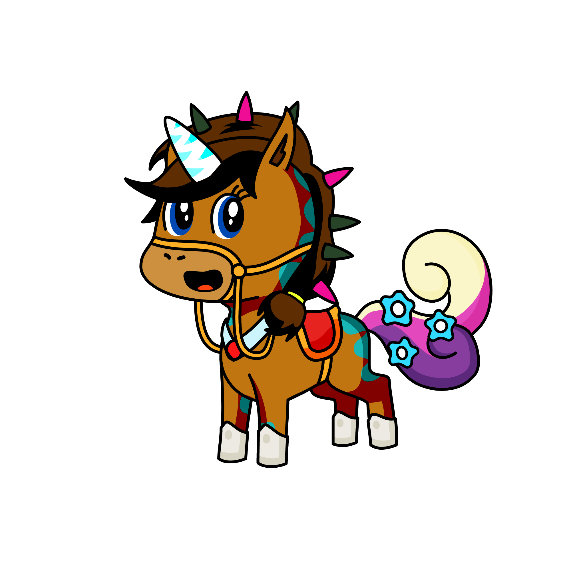 dragon, the unicorn