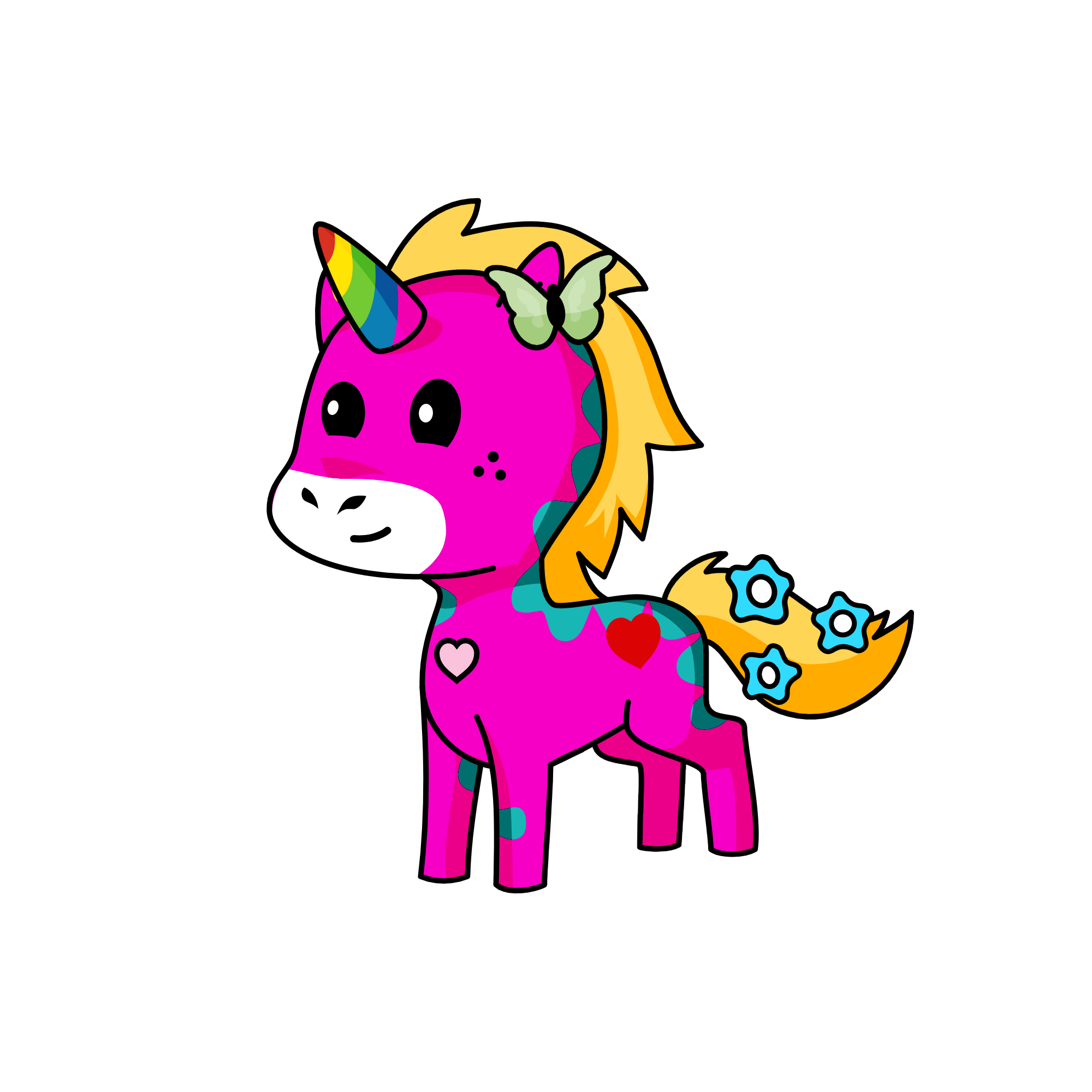 Pinkie, the unicorn
