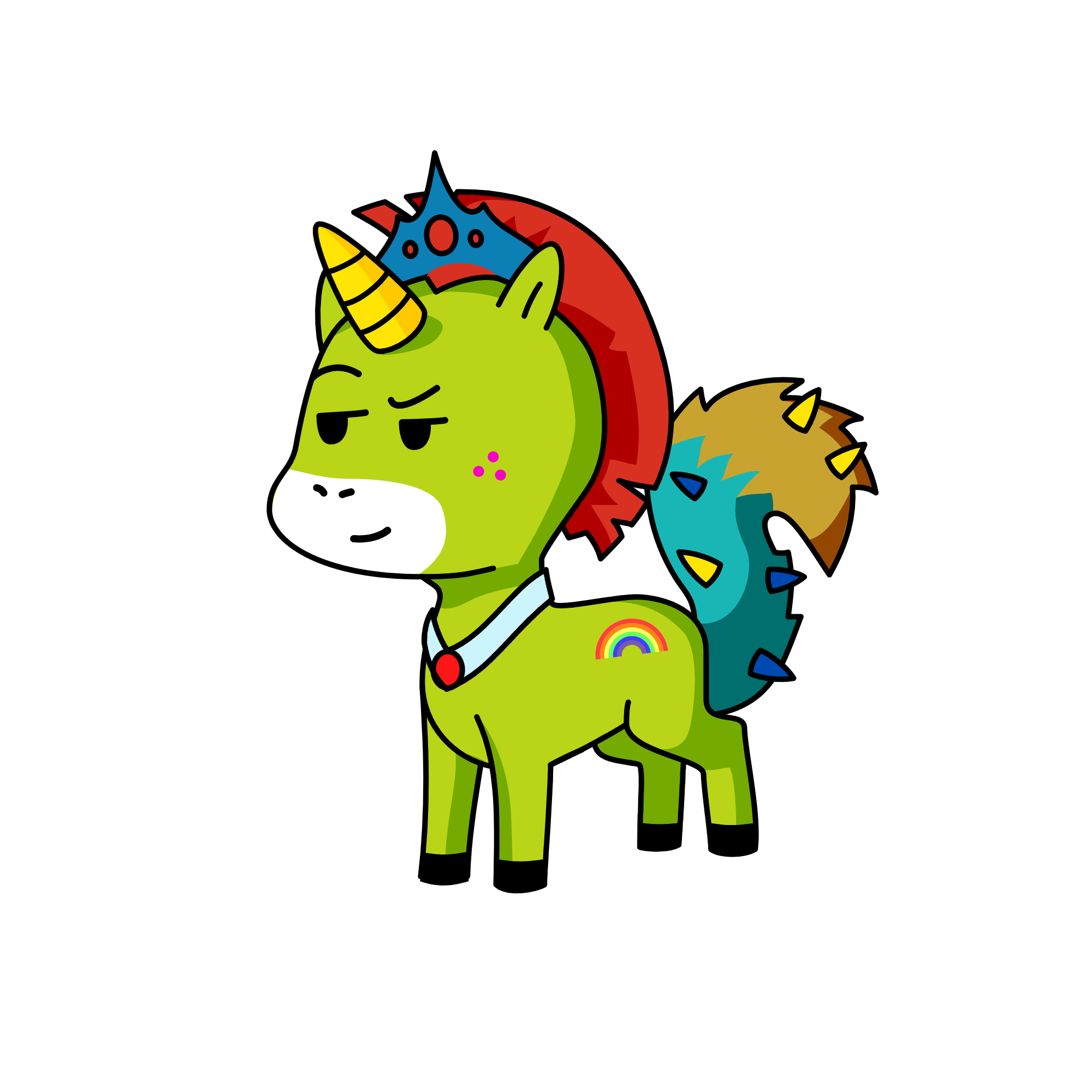 King Unicorn, the unicorn
