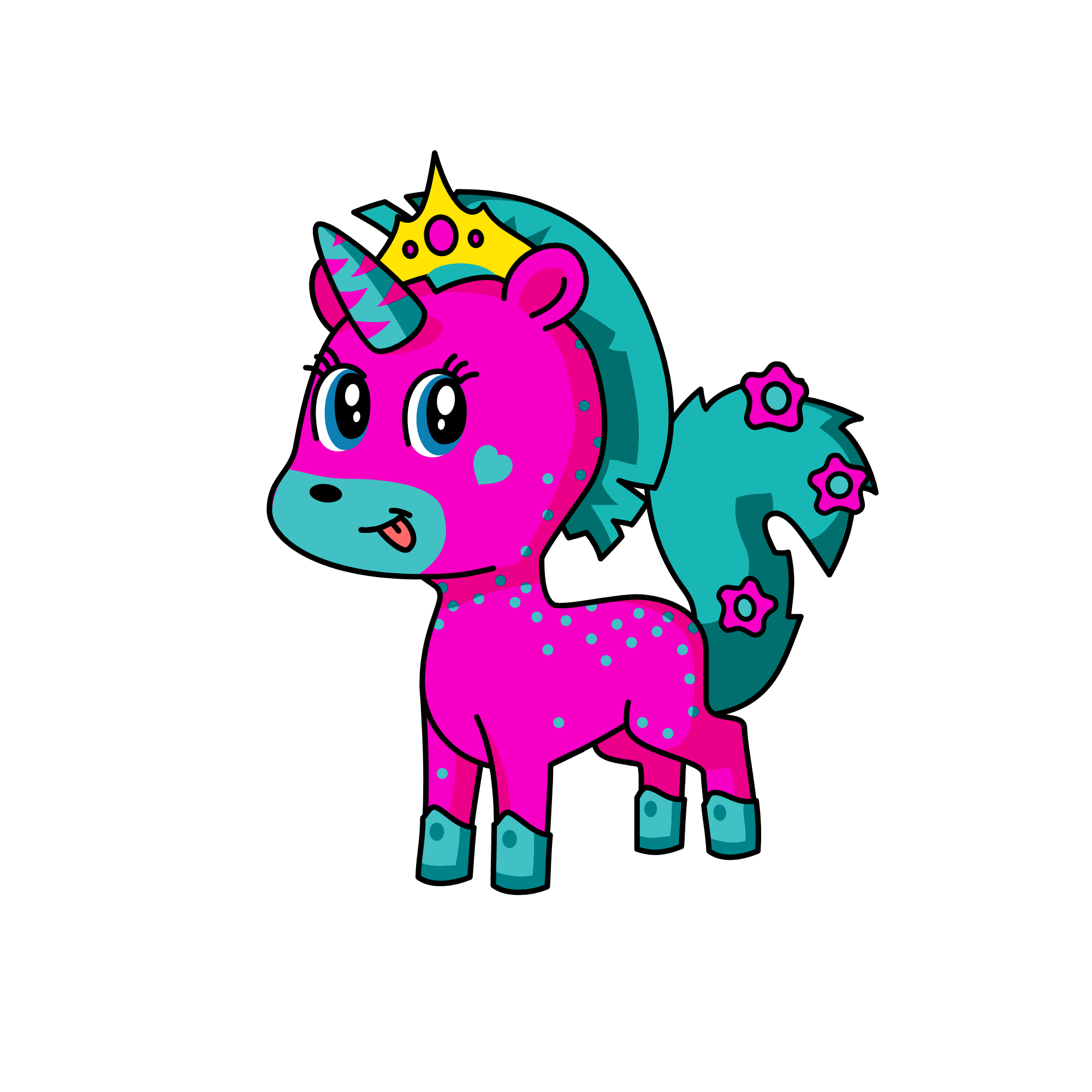 cotton candy queen, the unicorn