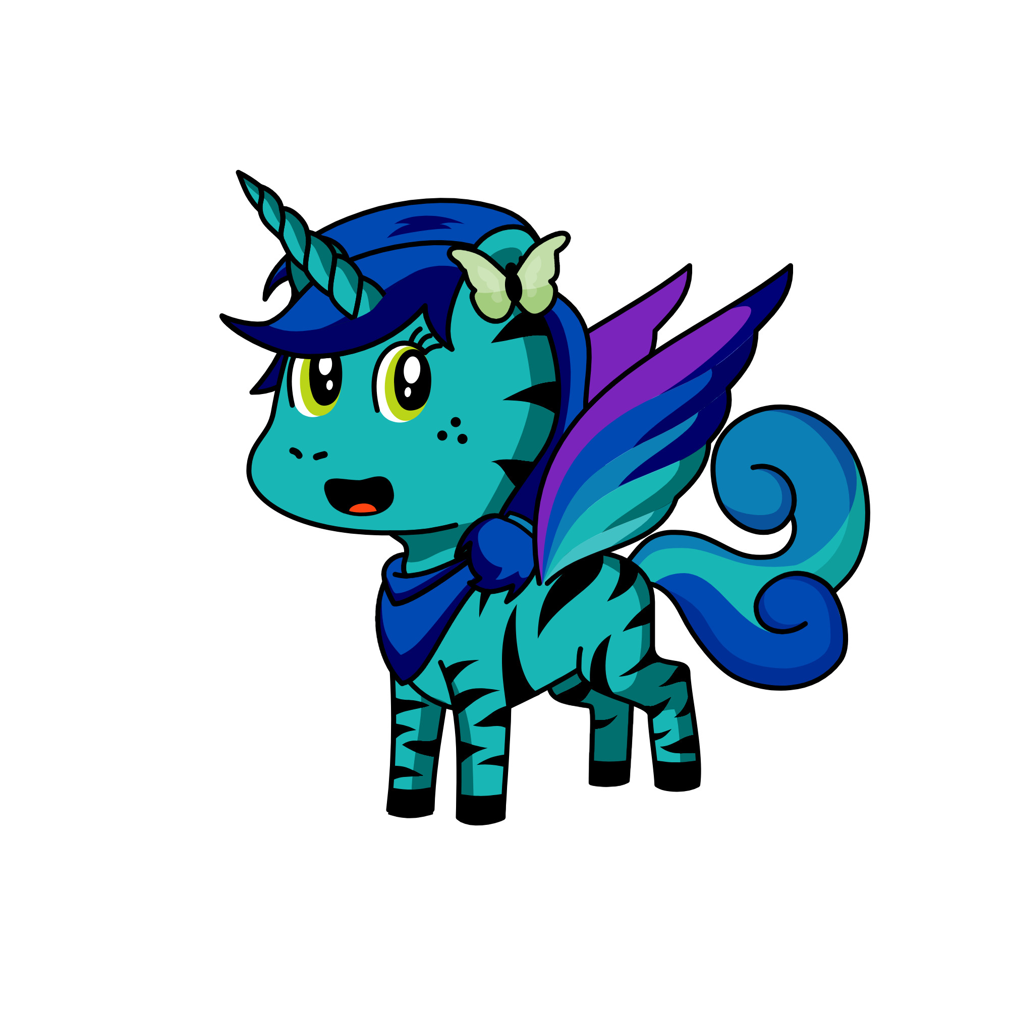 Dark Moon, the unicorn