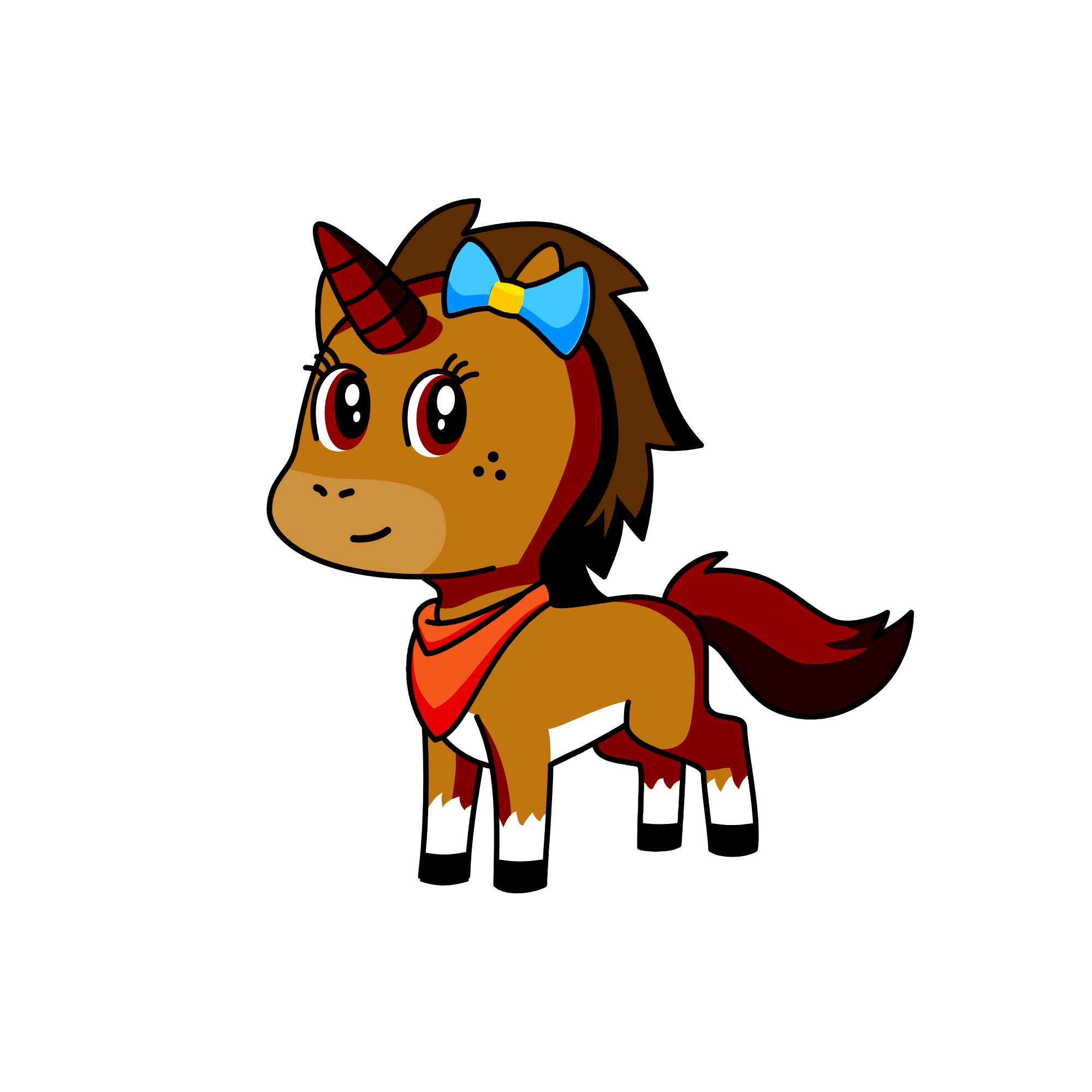 brownie, the unicorn