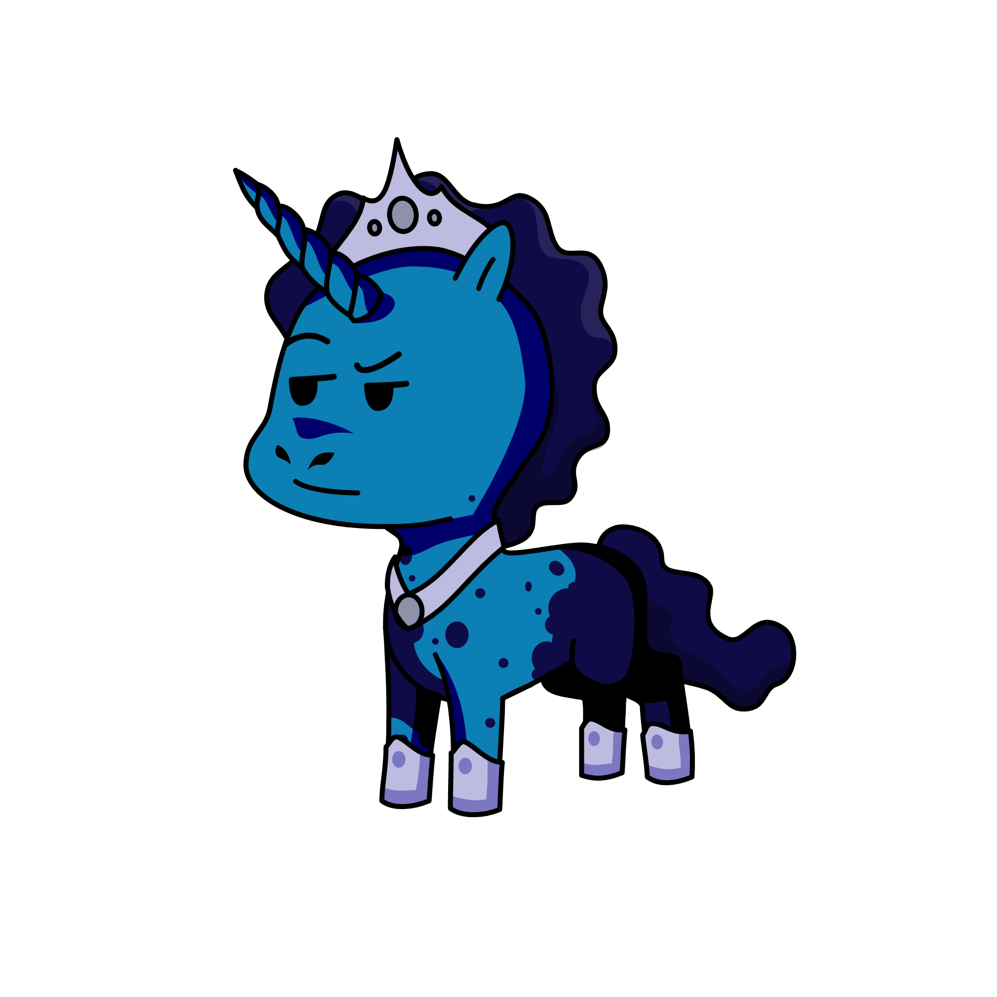 Princess Luna, the unicorn