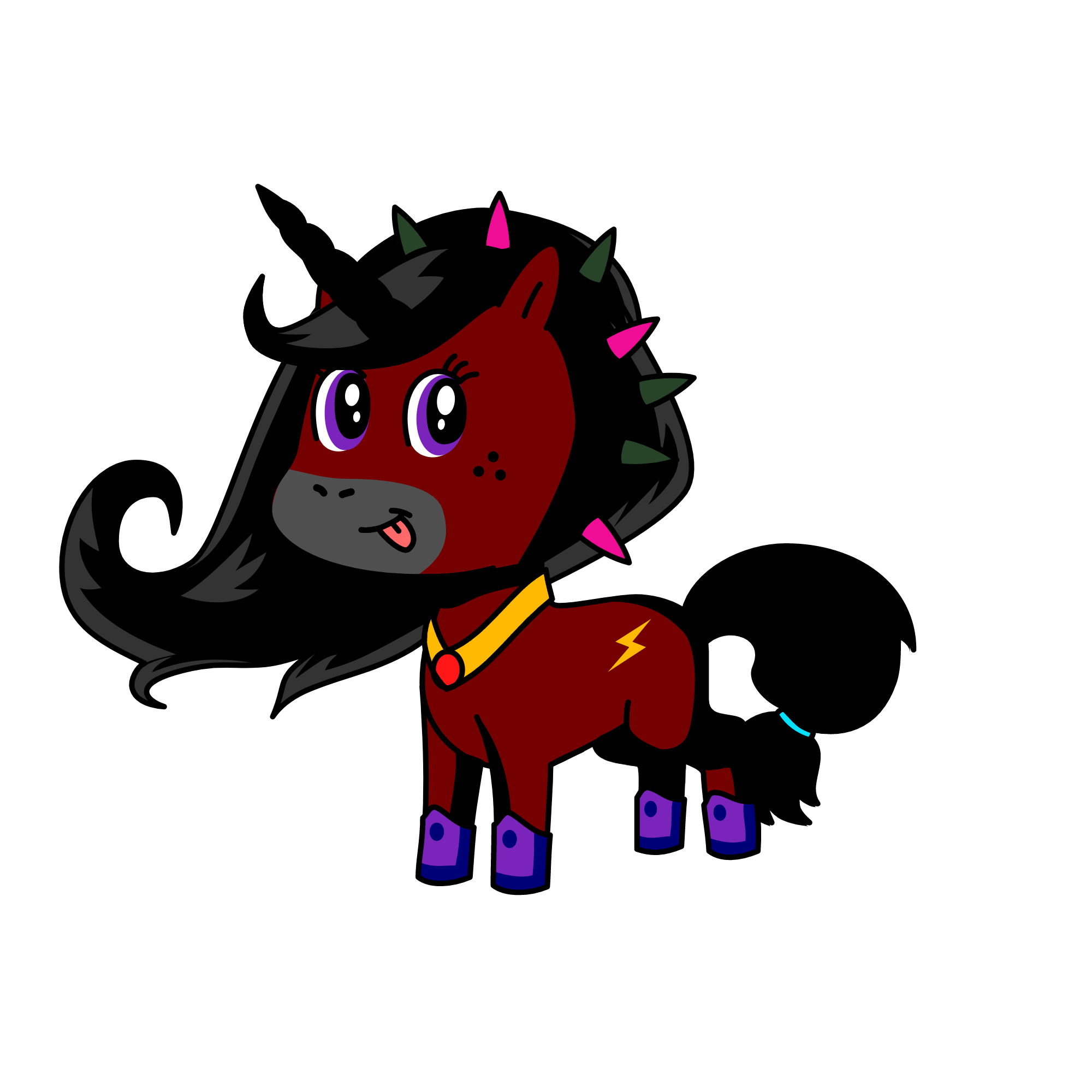 Flyer, the unicorn