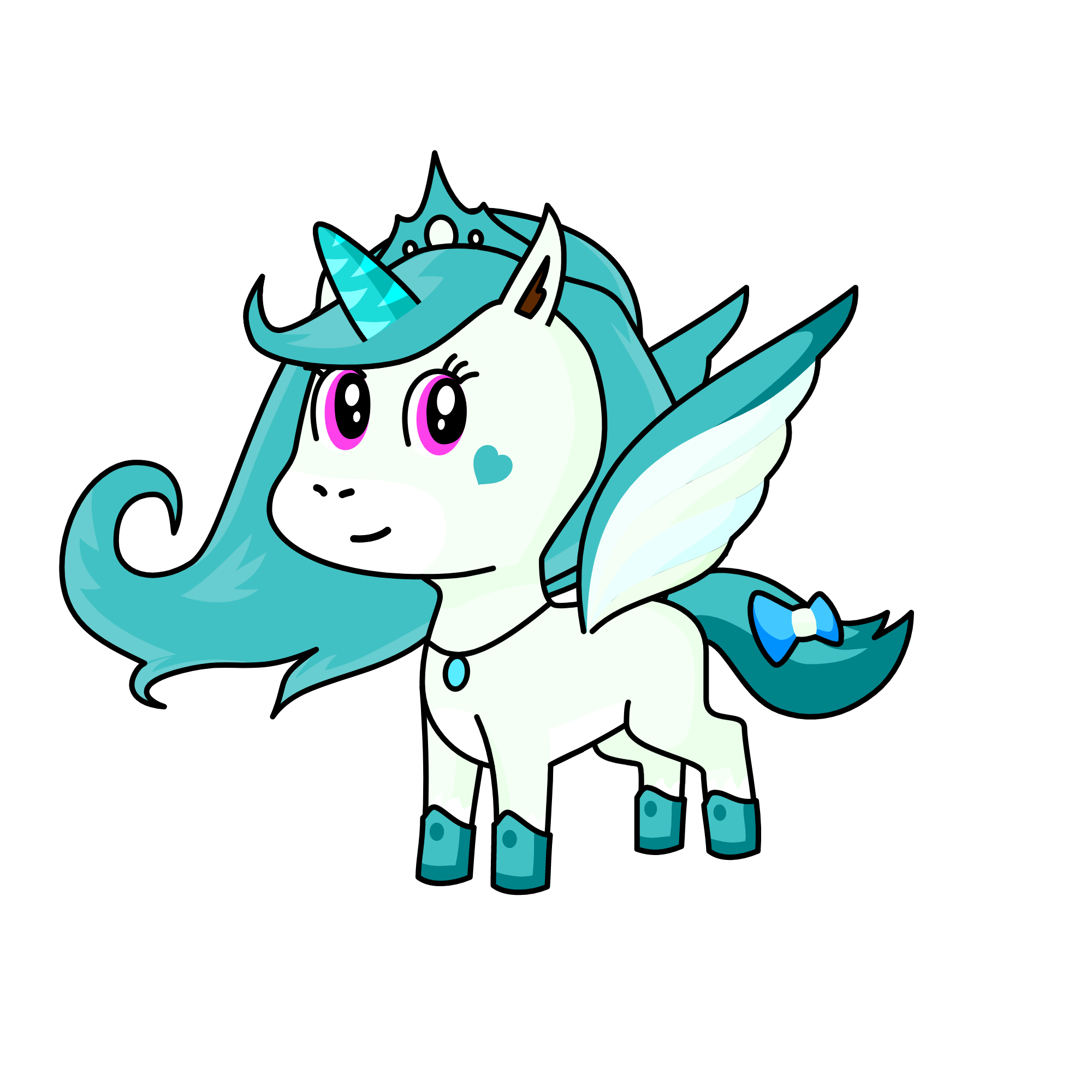 *Princess Snowflake*, the unicorn