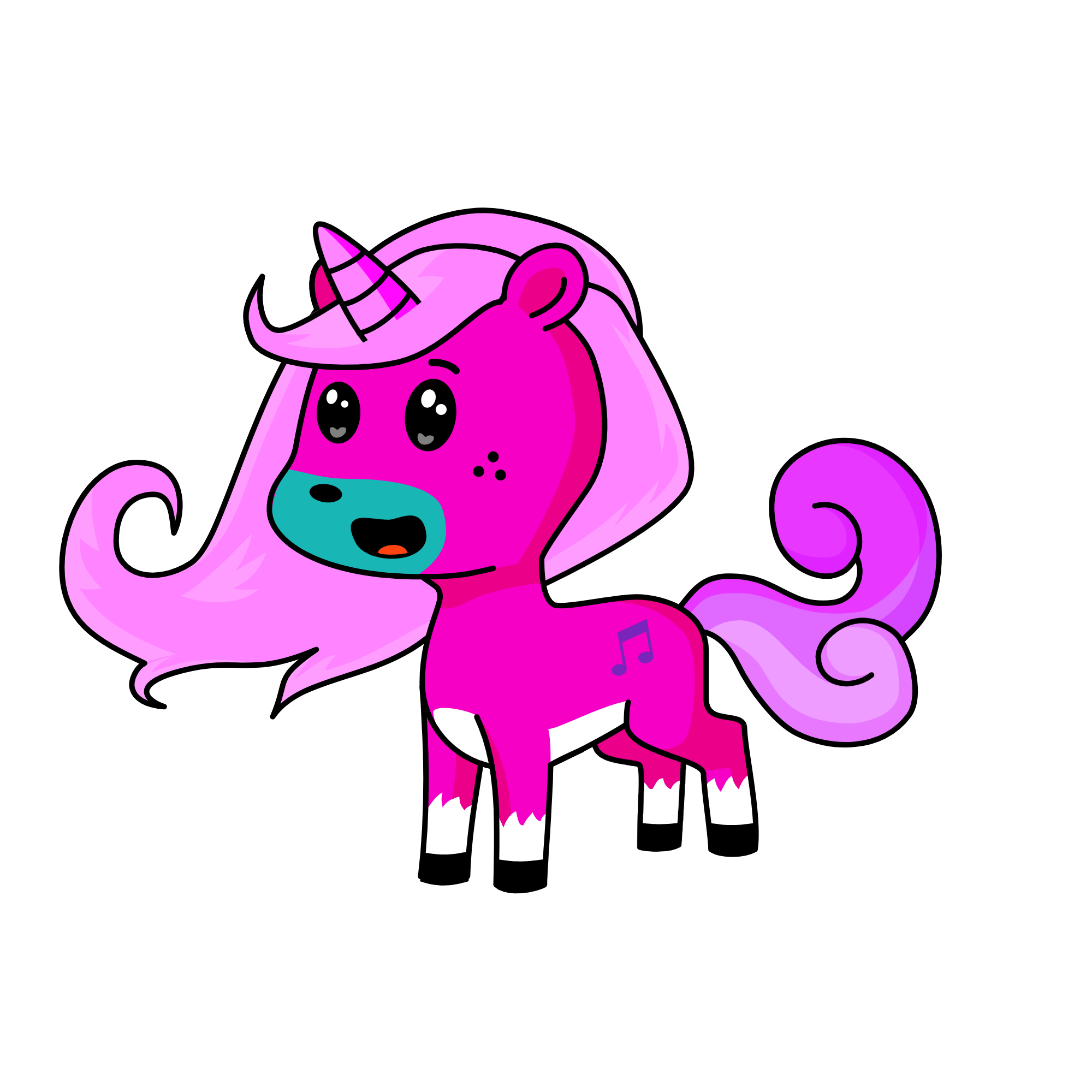 pinkie pie, the unicorn