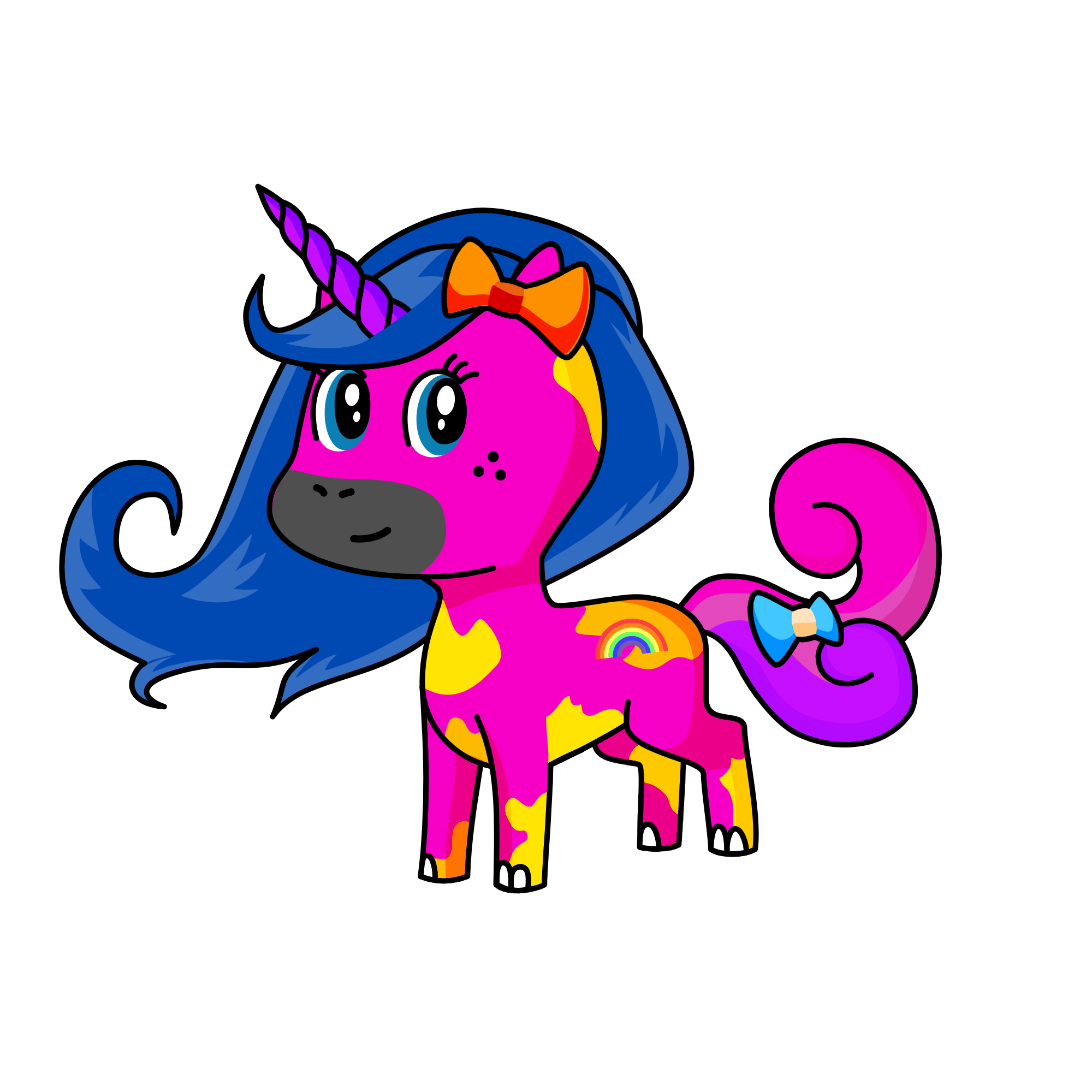 pretty, the unicorn