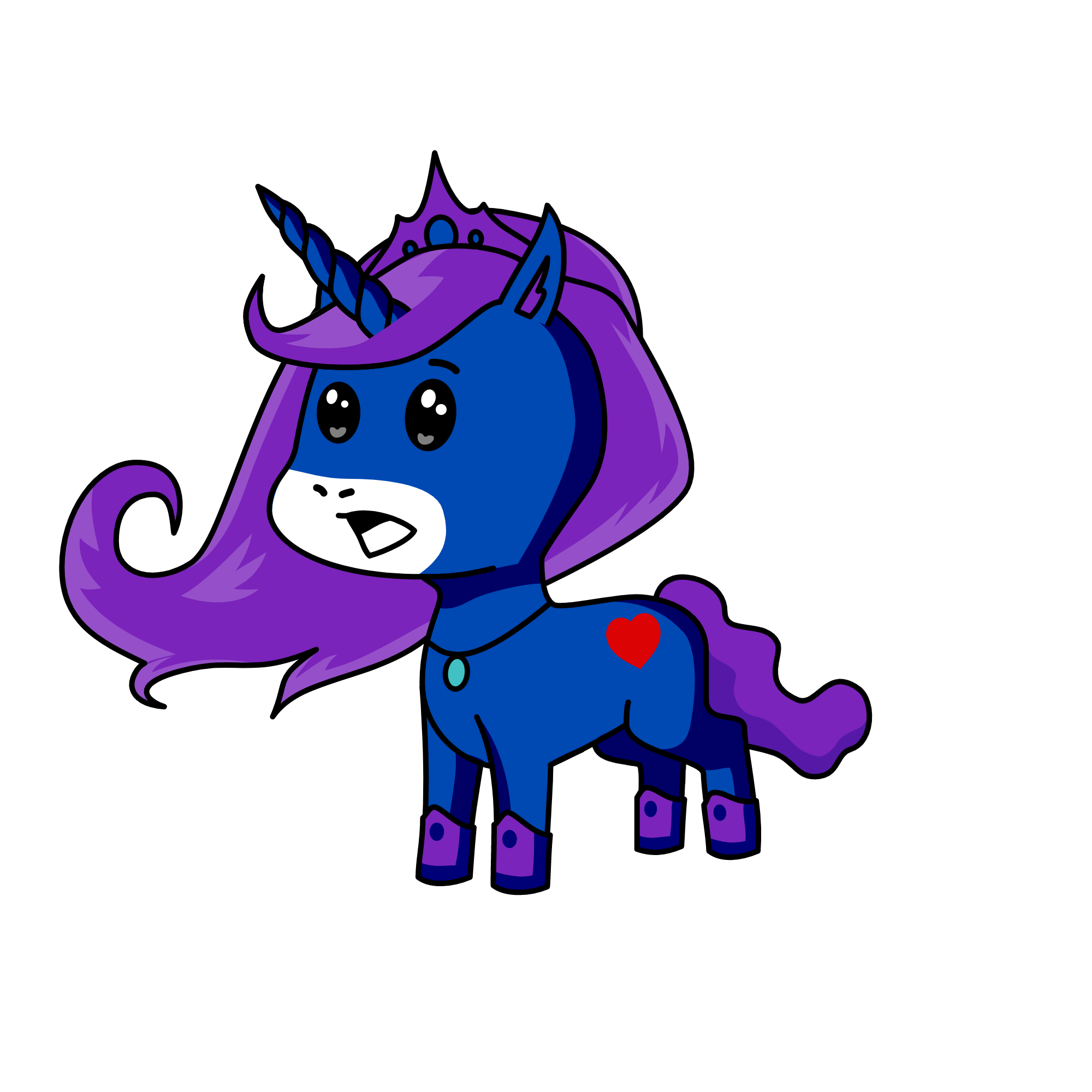 princess luna, the unicorn