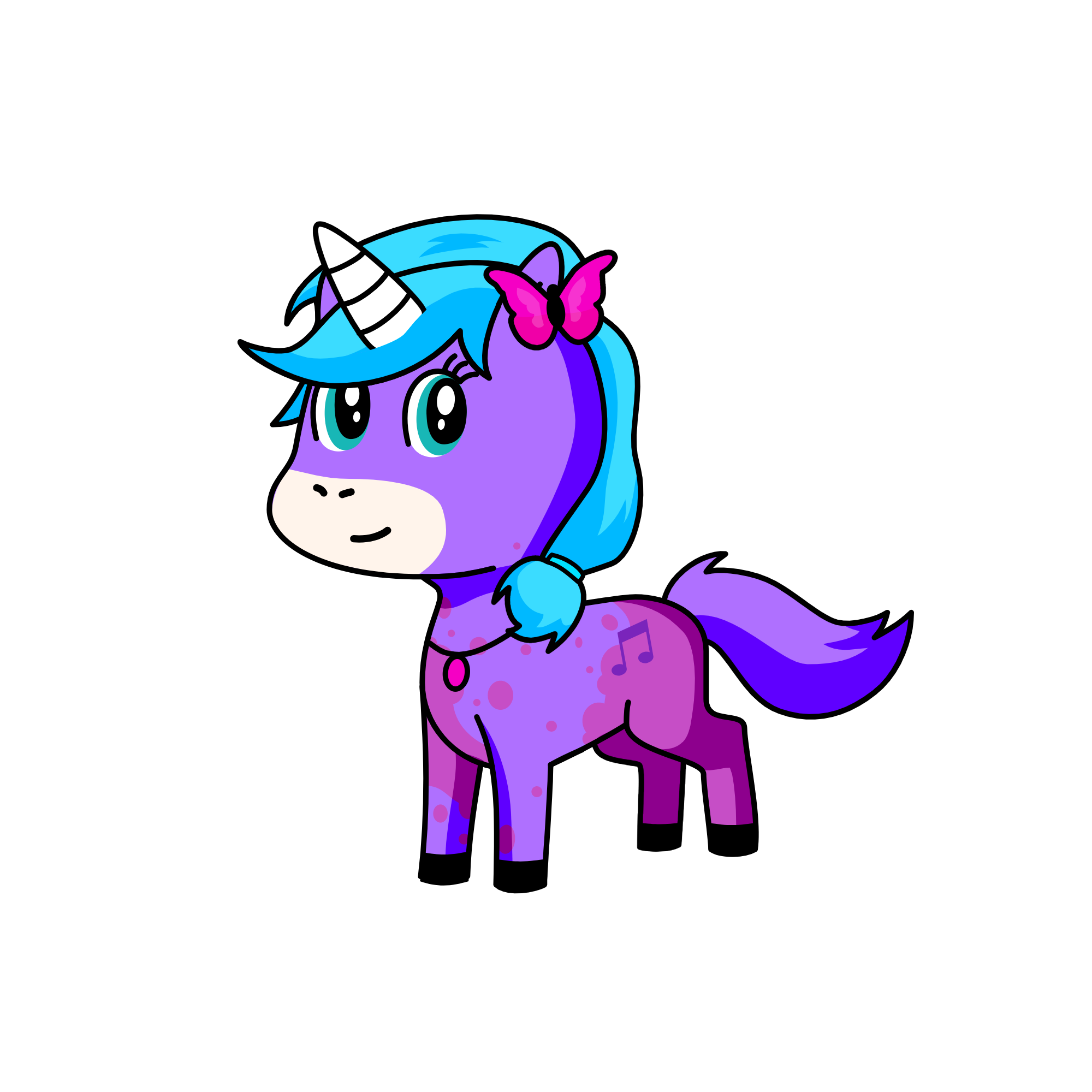 winter, the unicorn