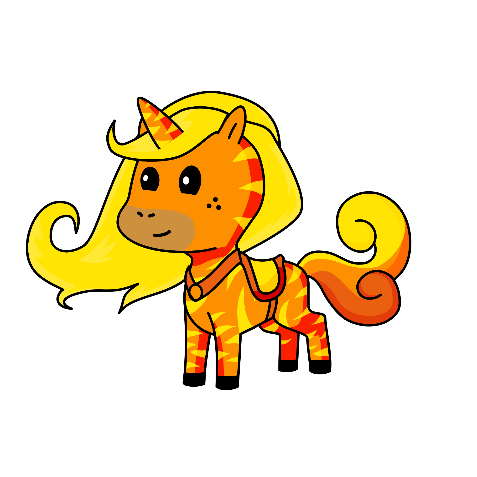 fire, the unicorn
