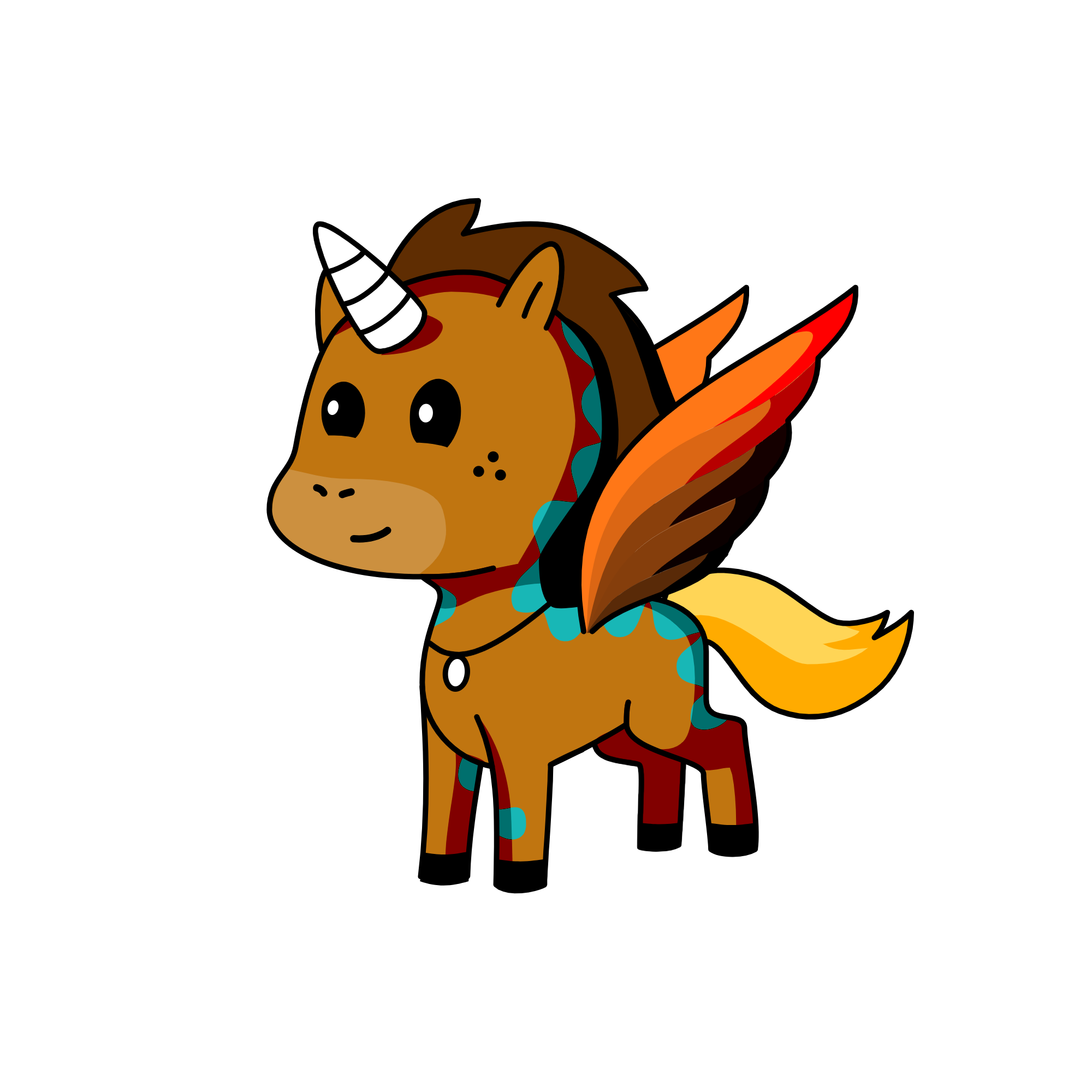Brownie , the unicorn