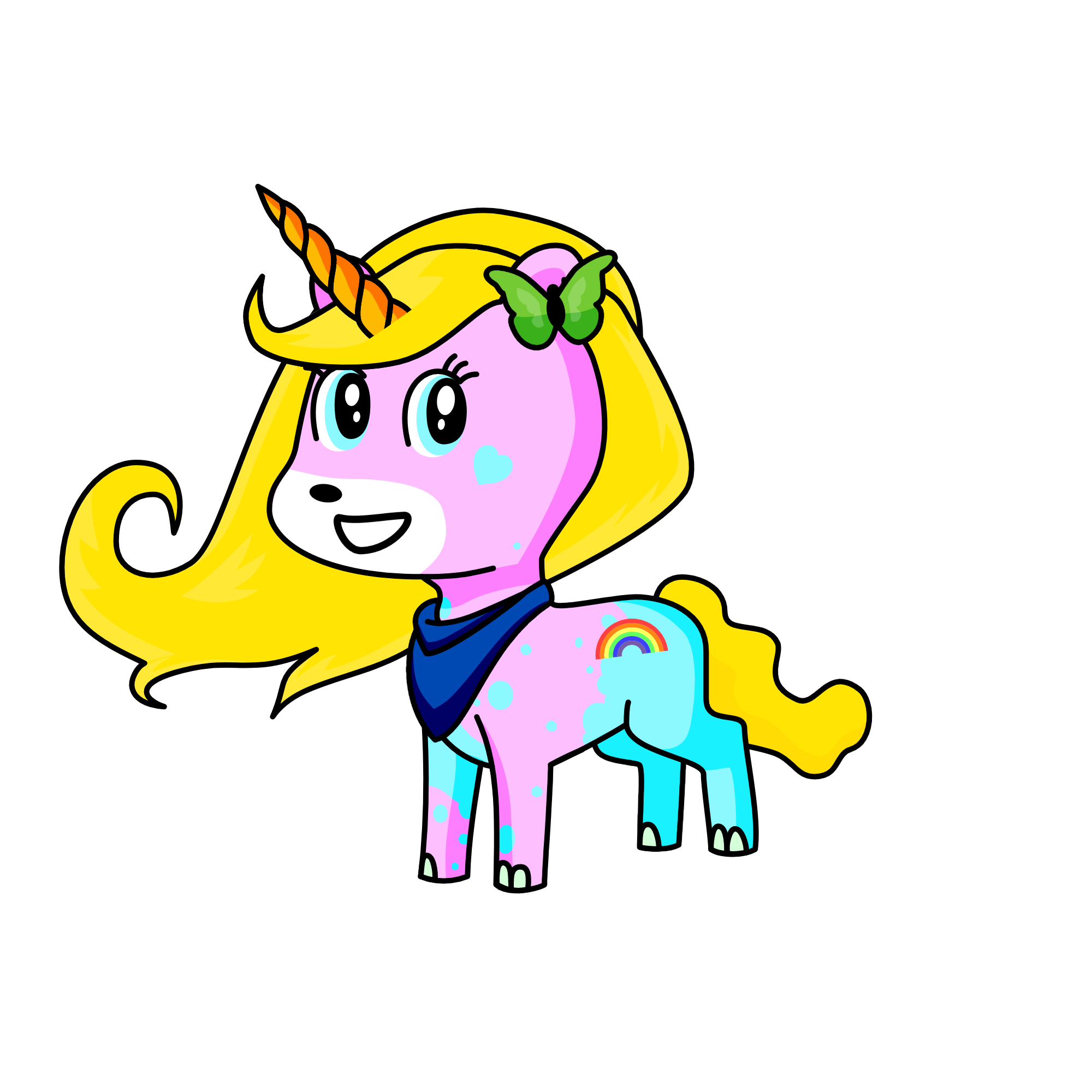 summer, the unicorn