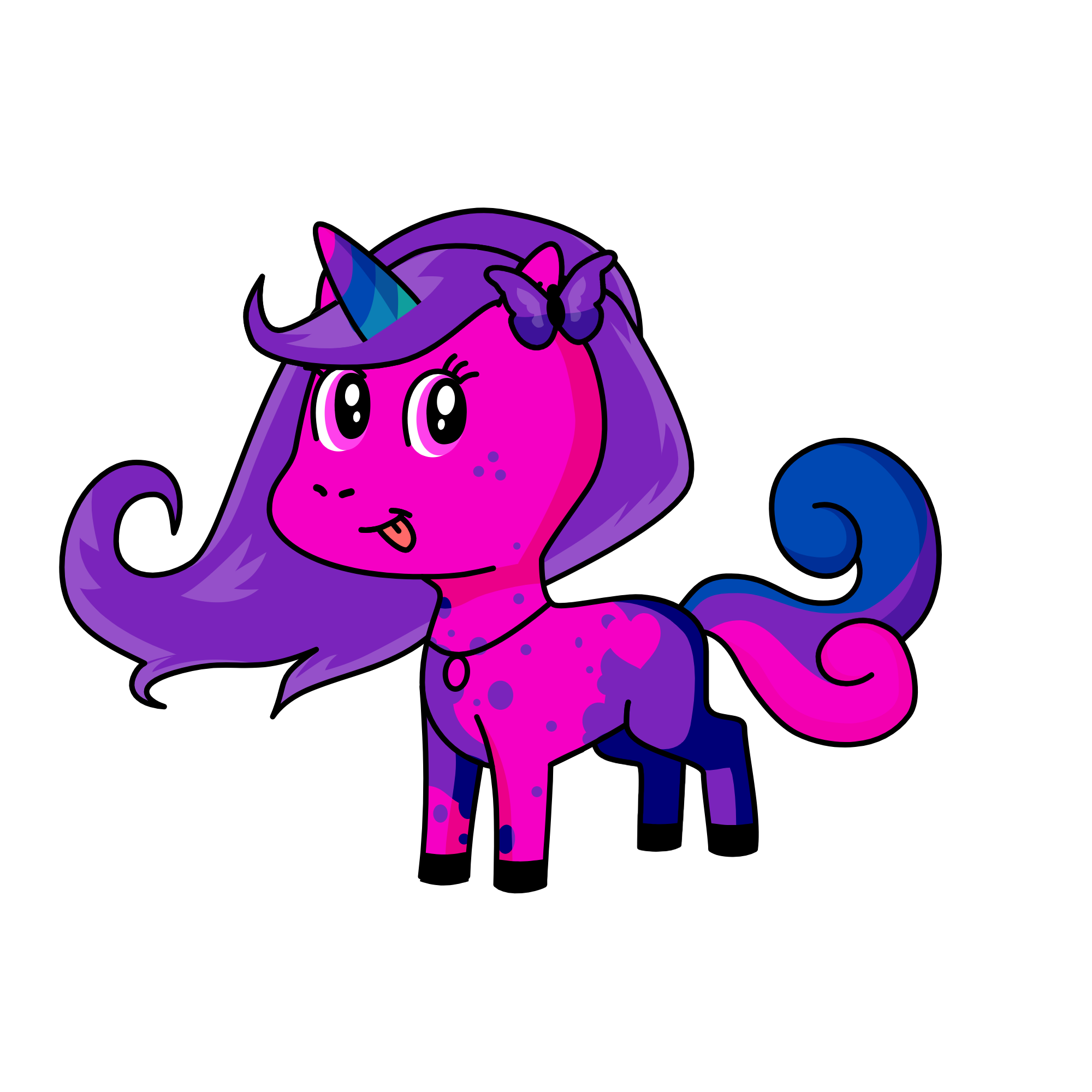Midnight, the unicorn