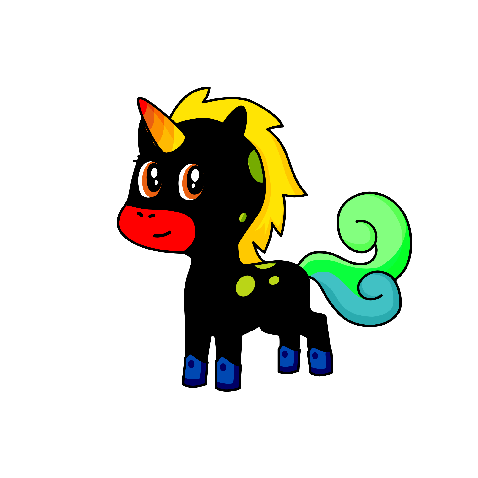 raninboe, the unicorn