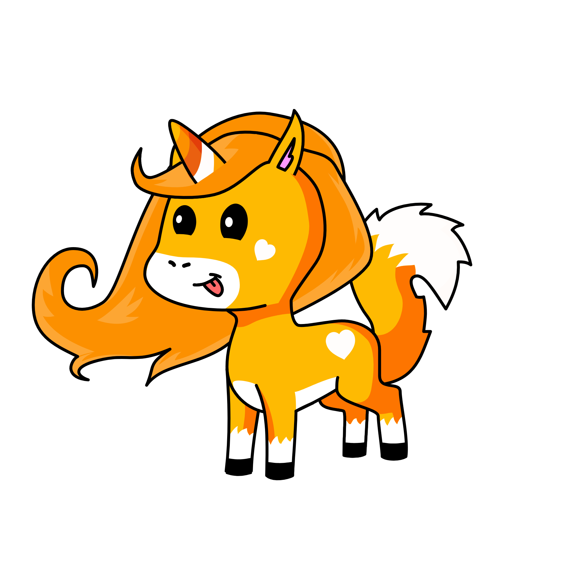 Foxerina, the unicorn