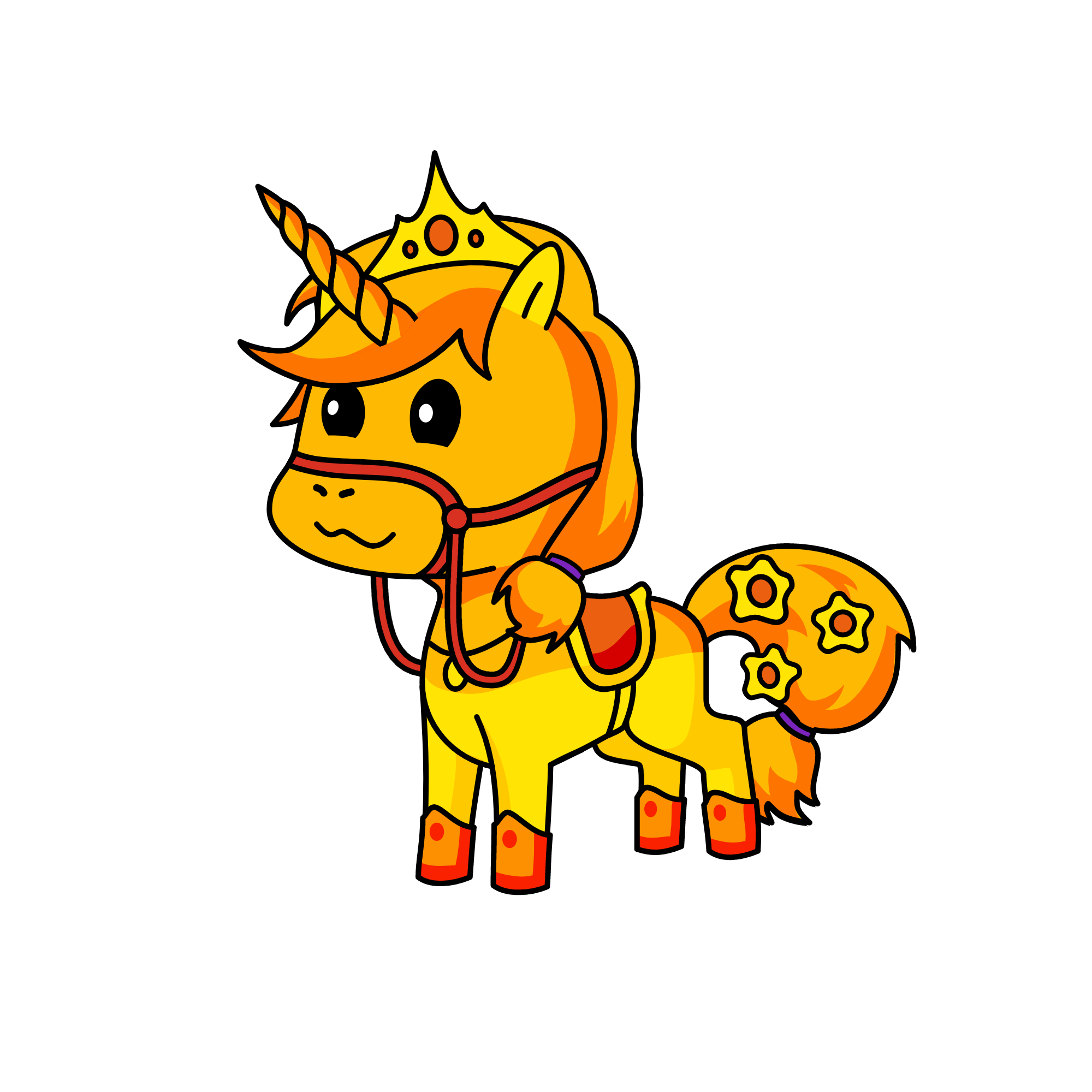 Queen Cornylias, the unicorn