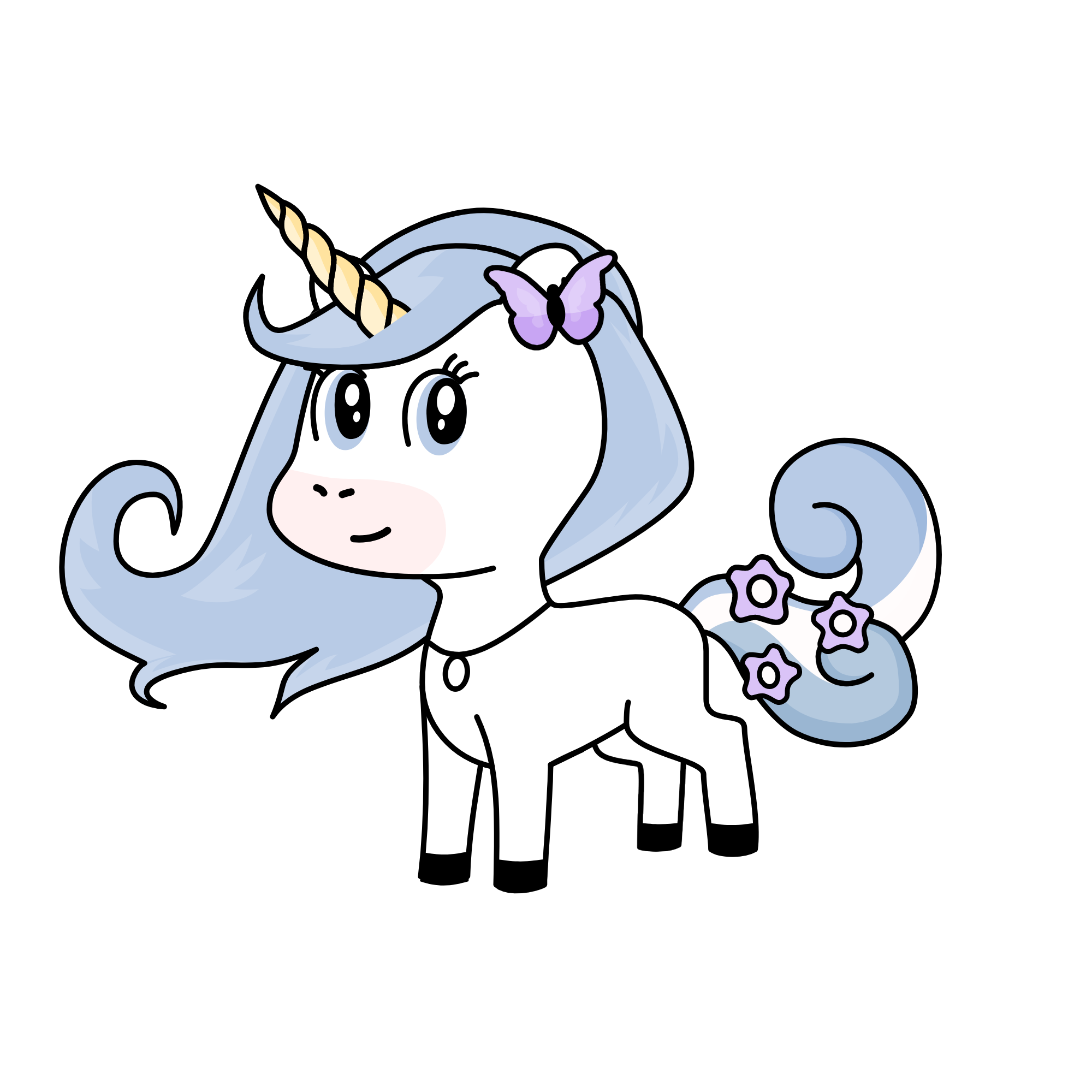 Bluebell , the unicorn