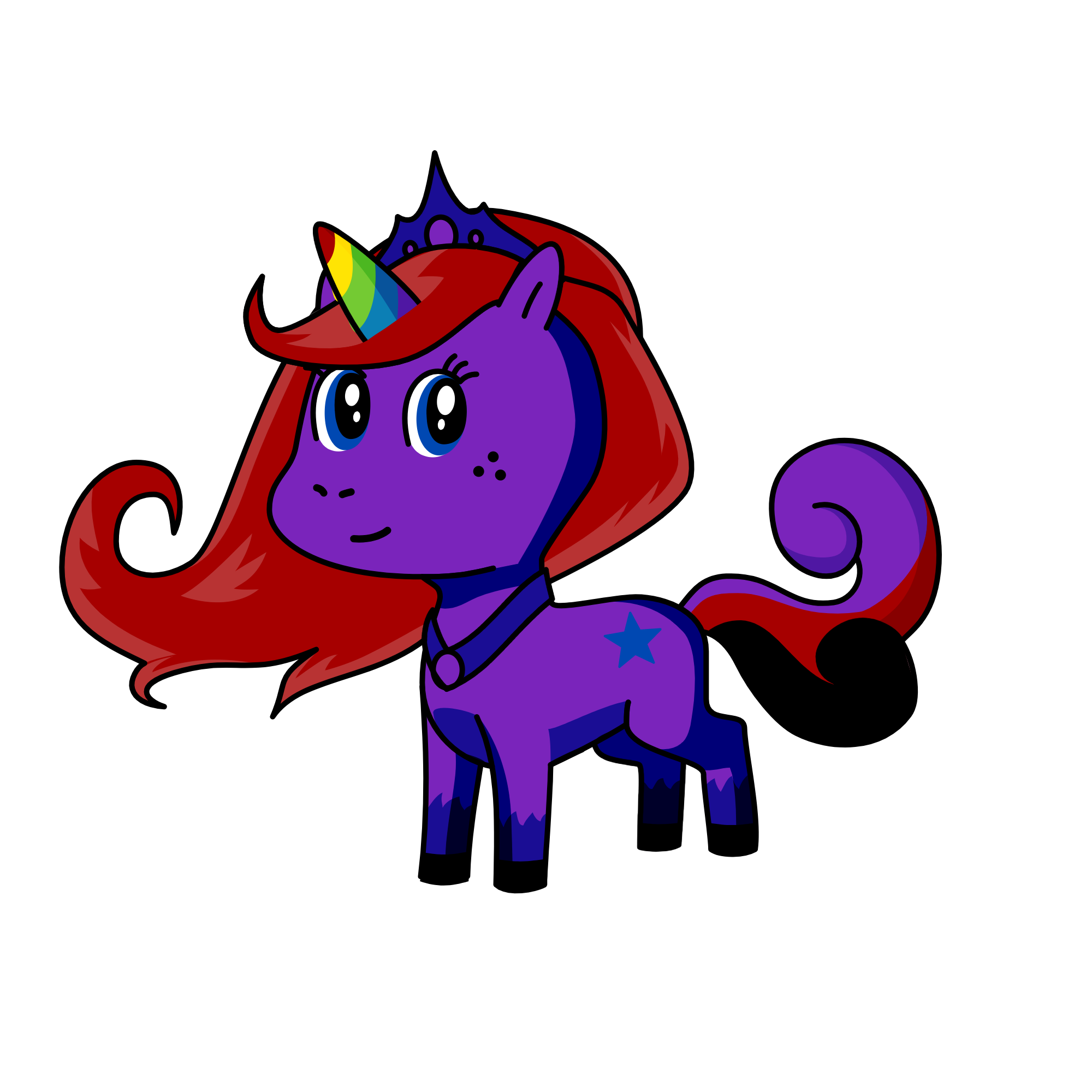 Prinsess moon, the unicorn