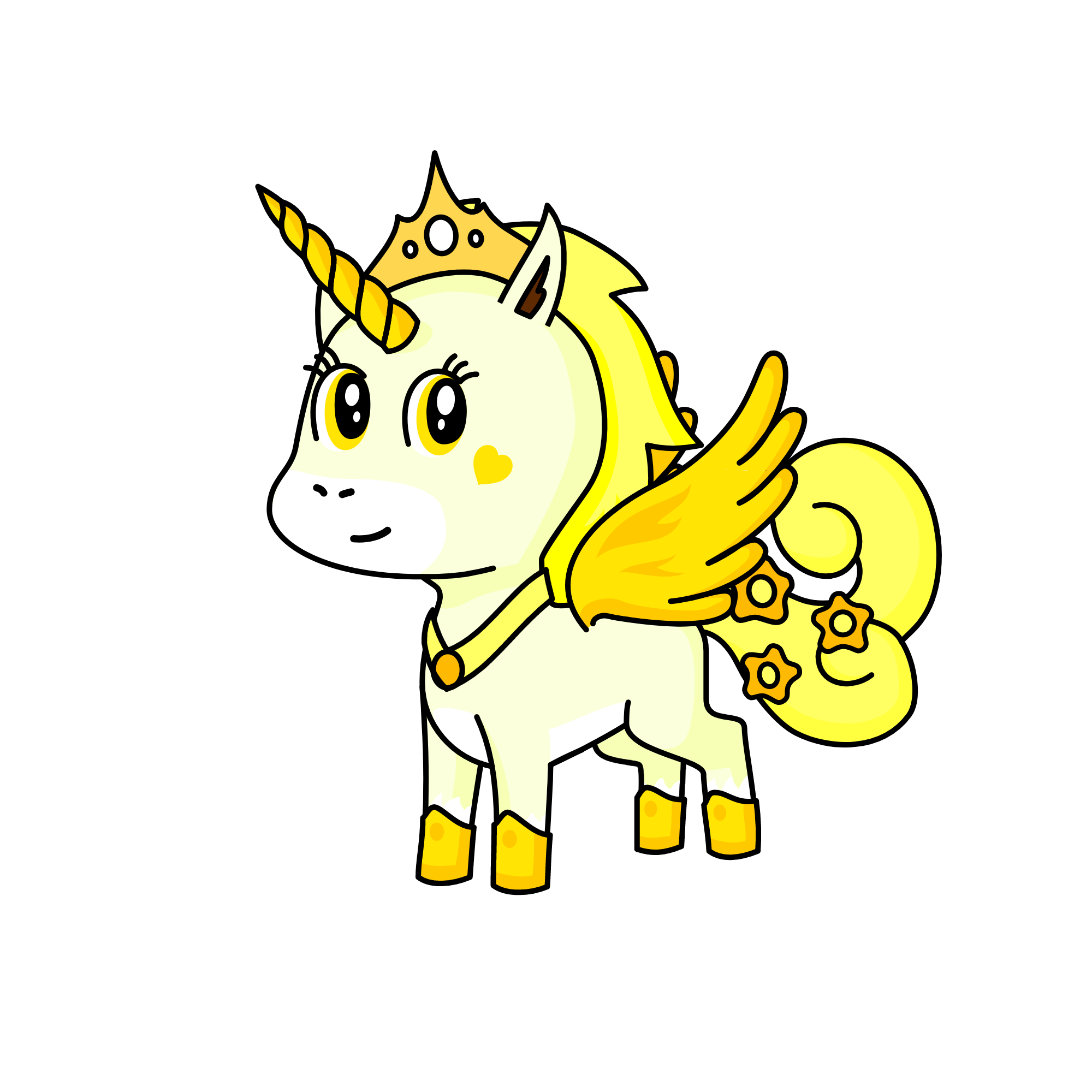 Princess Sunshine, the unicorn
