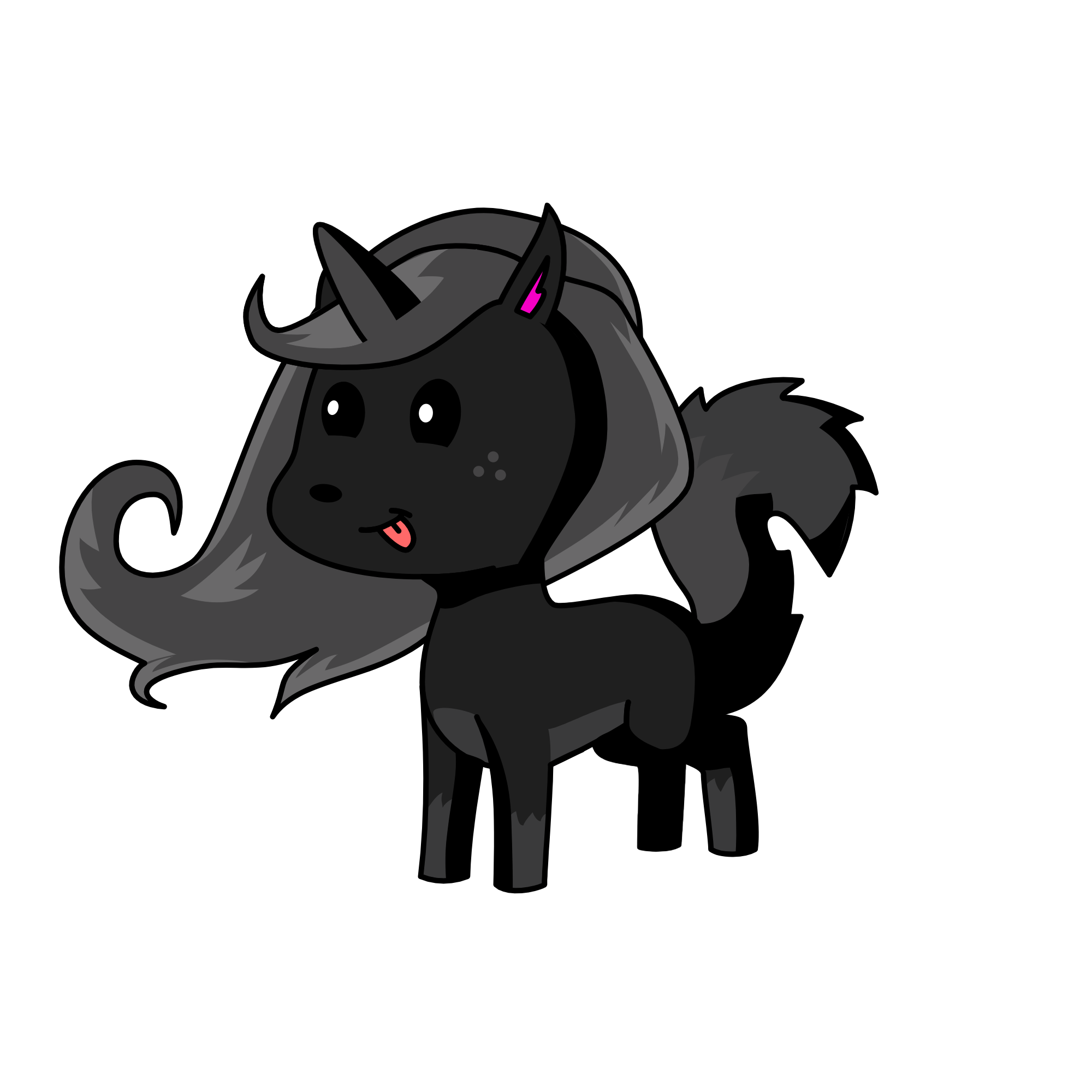 Wolfess, the unicorn