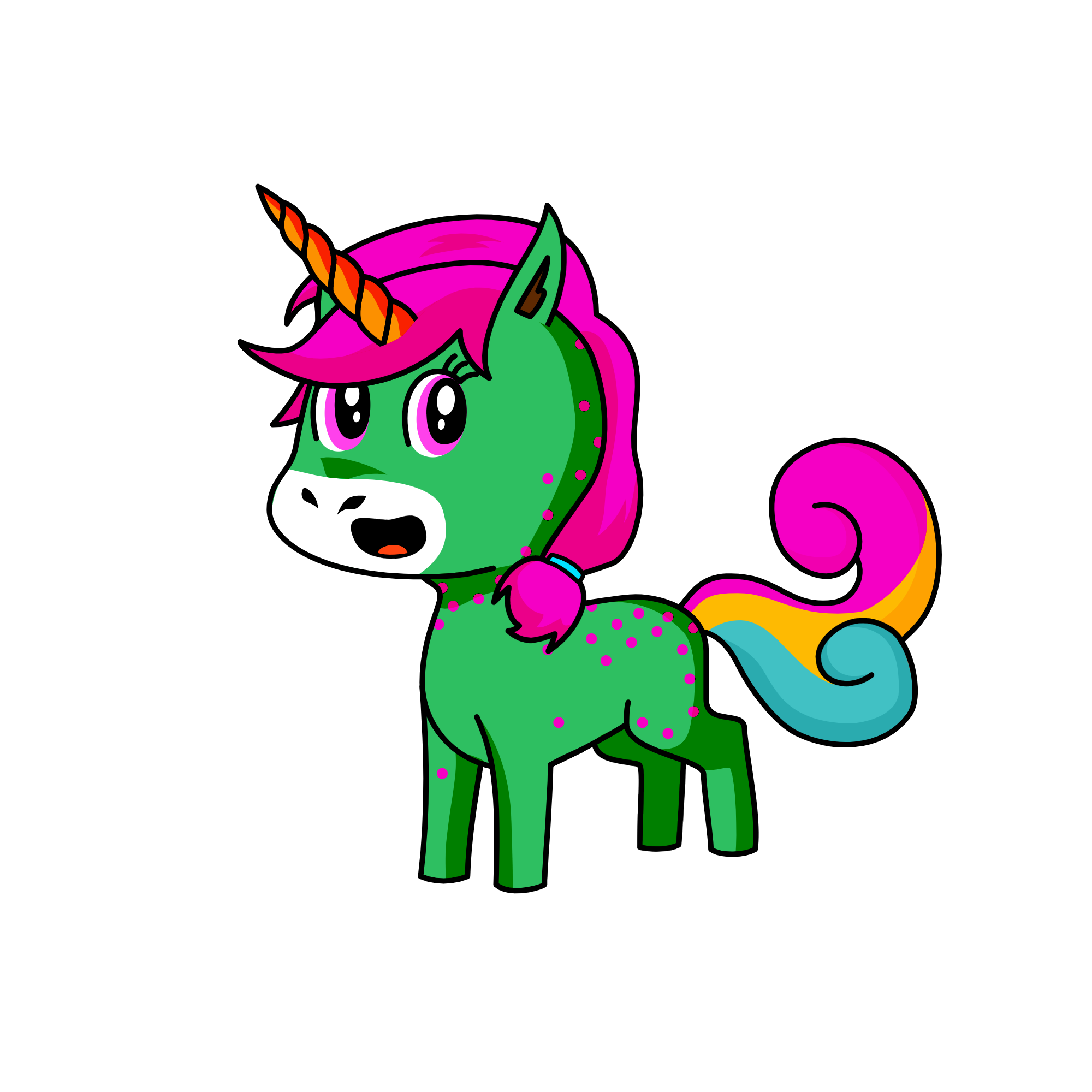 Peepppp, the unicorn