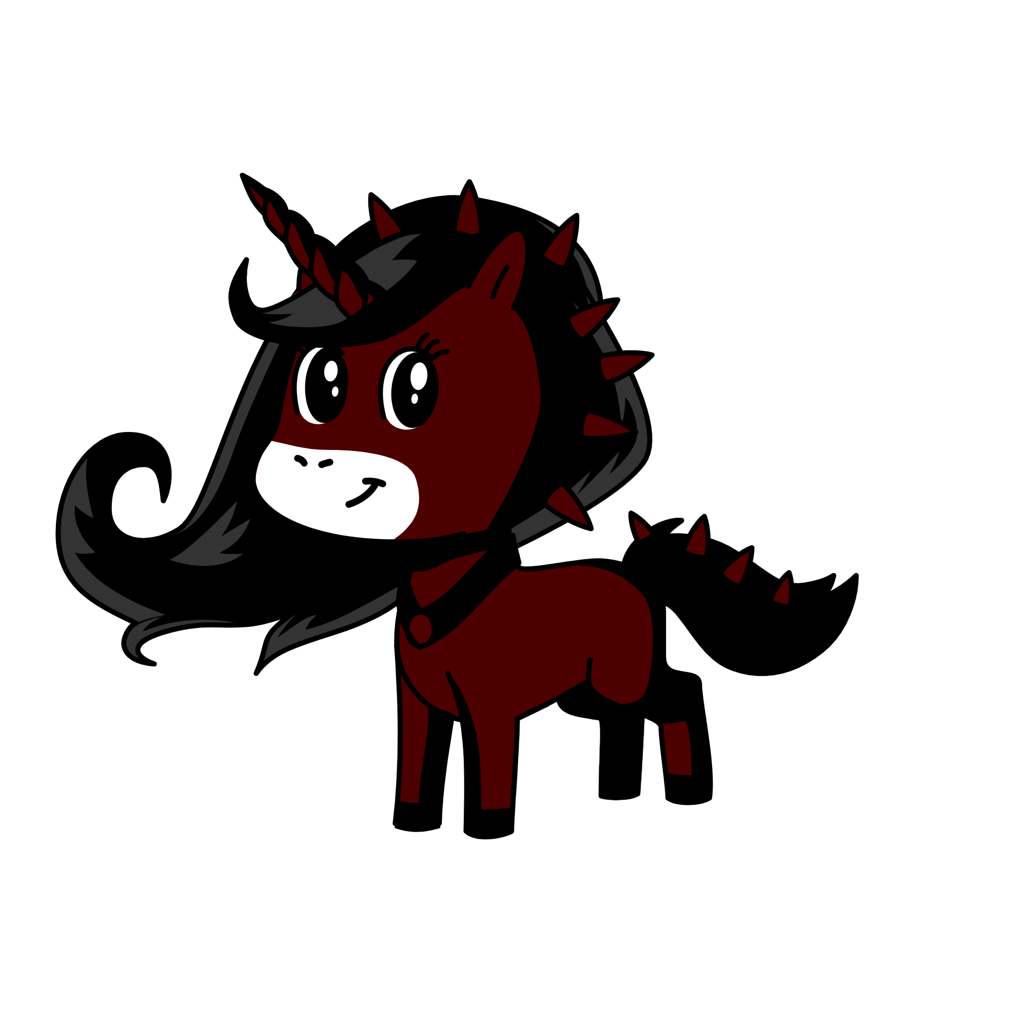 moonlight, the unicorn