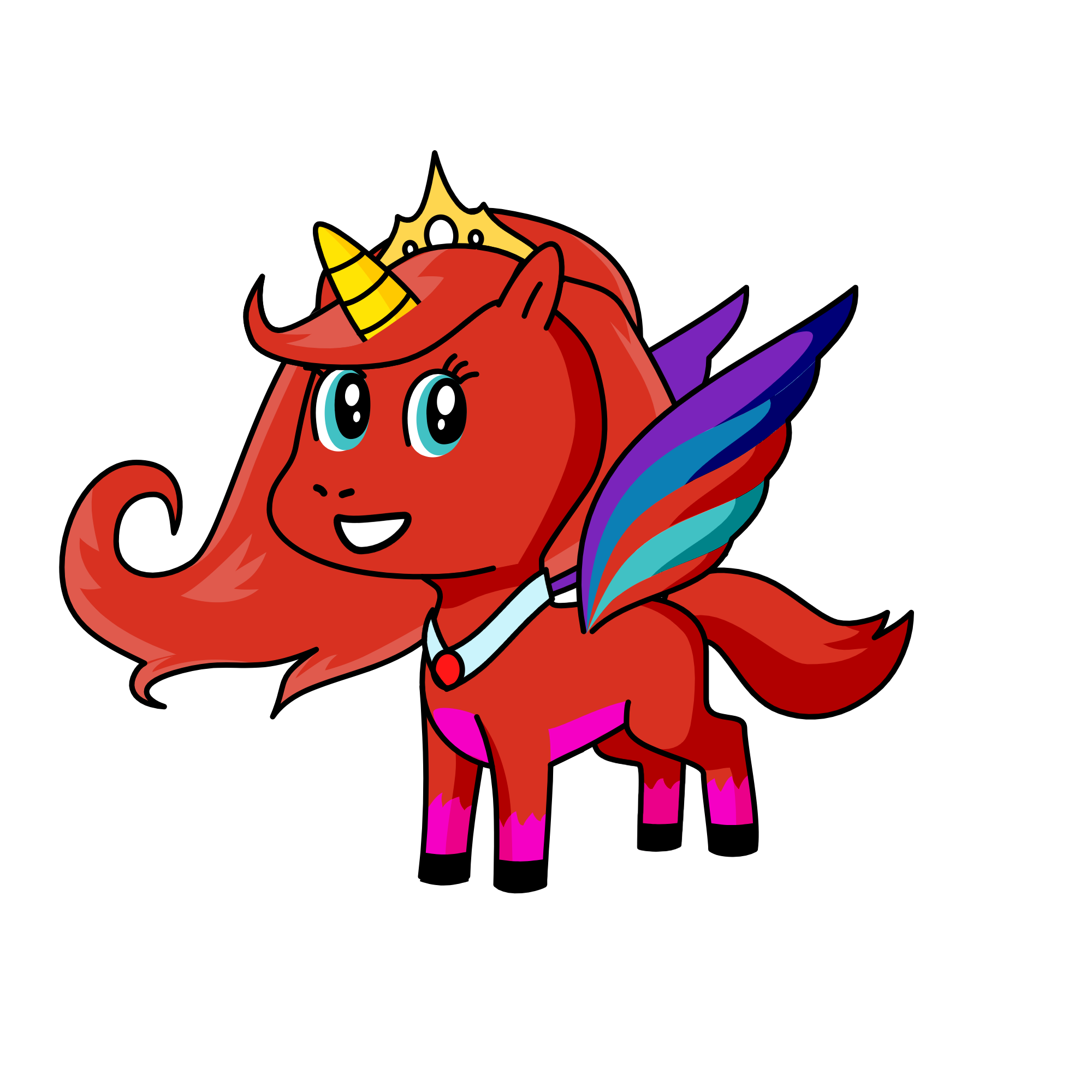 redstone, the unicorn